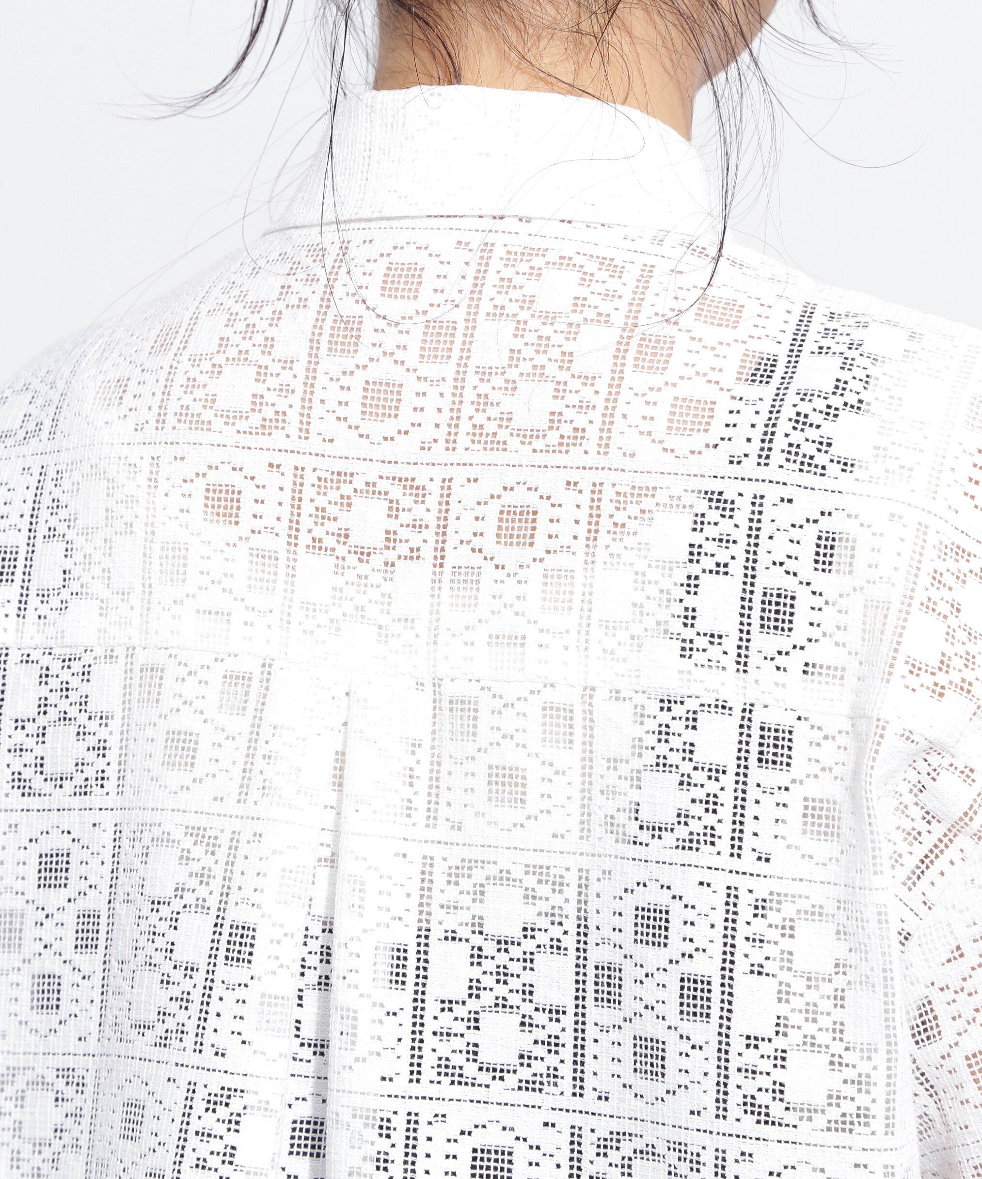  「クロップドレースシャツ」|シャツ・ブラウス|