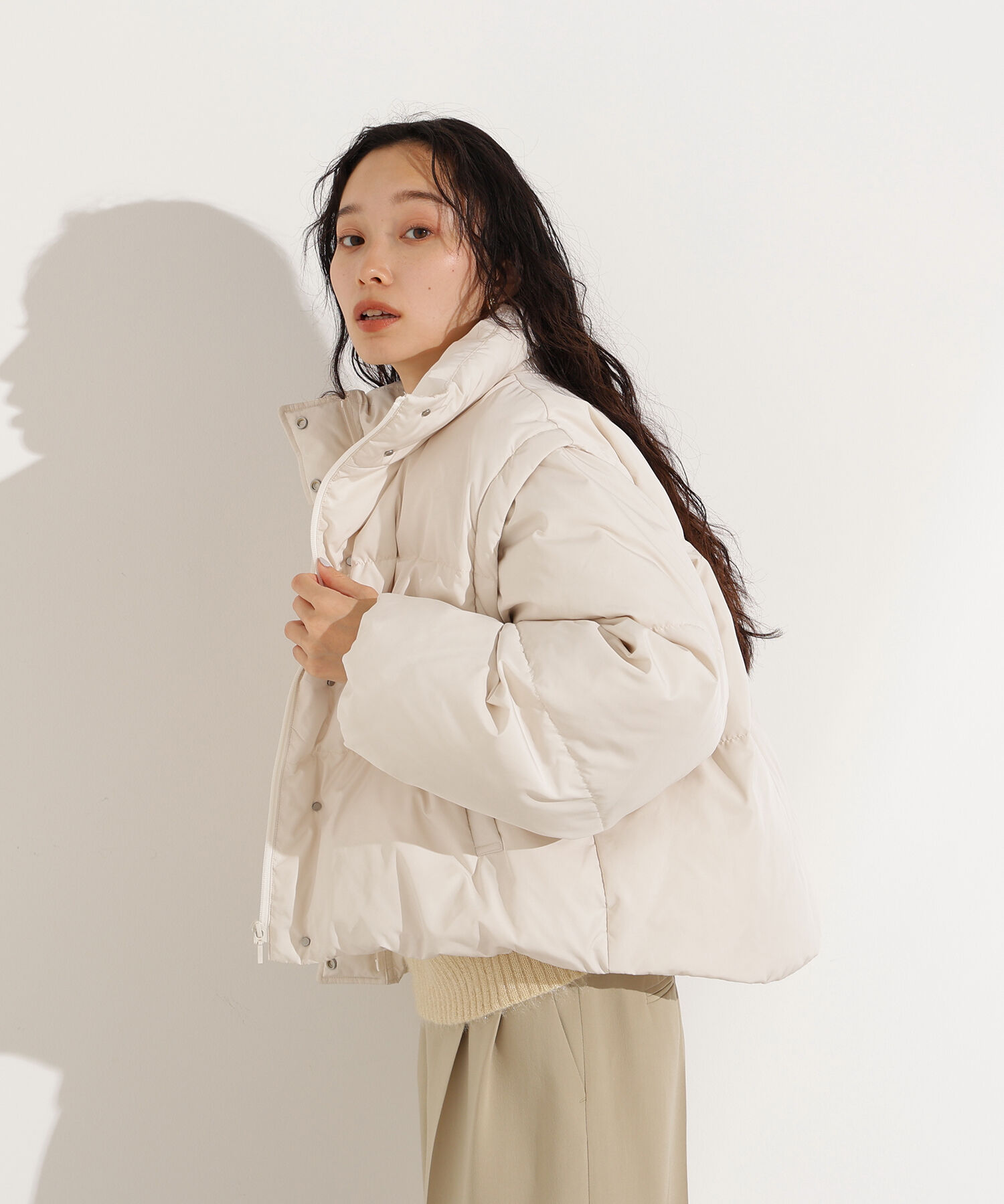  「2wayショートダウン」|ブルゾン・スタジャン|