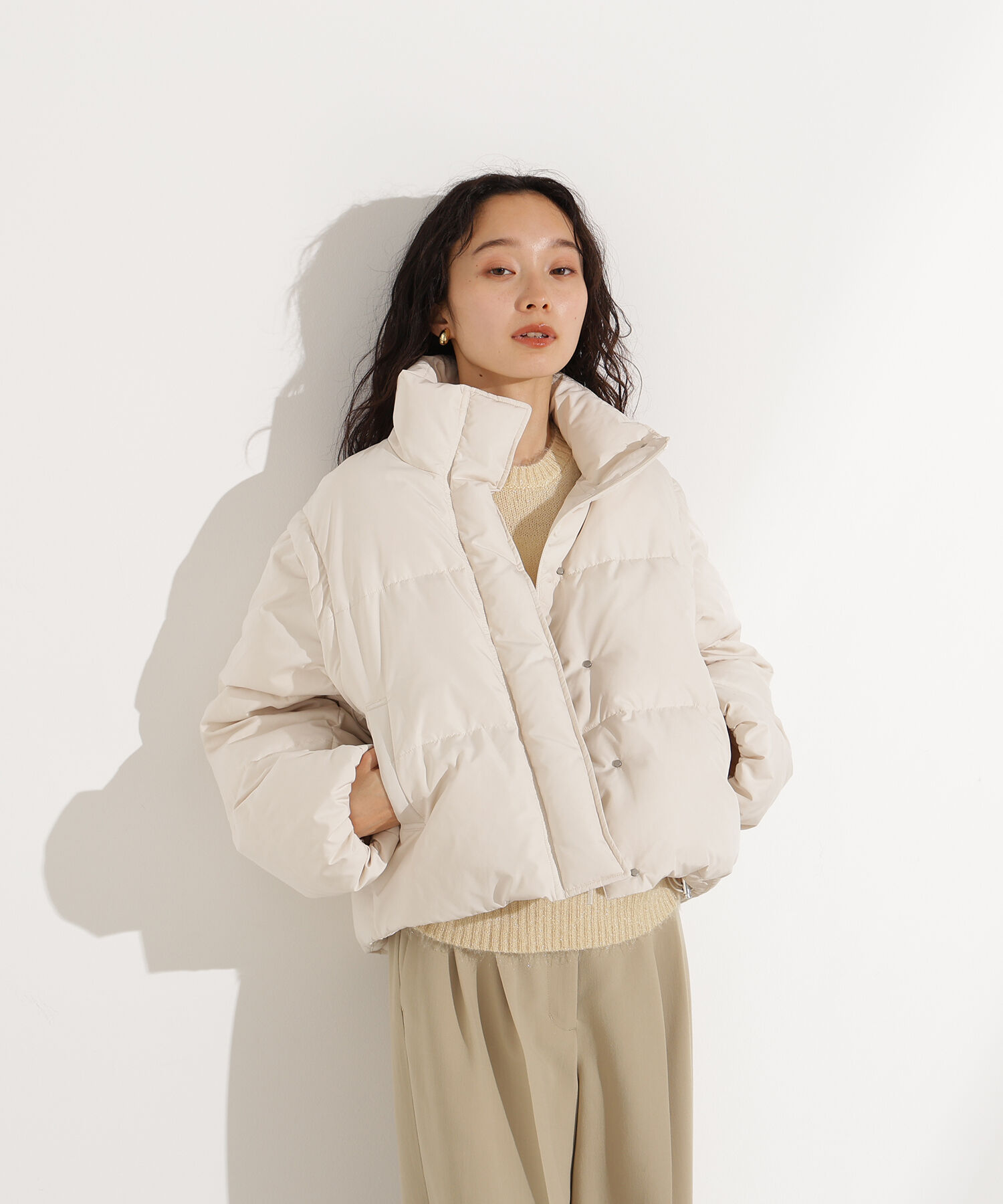  「2wayショートダウン」|ブルゾン・スタジャン|