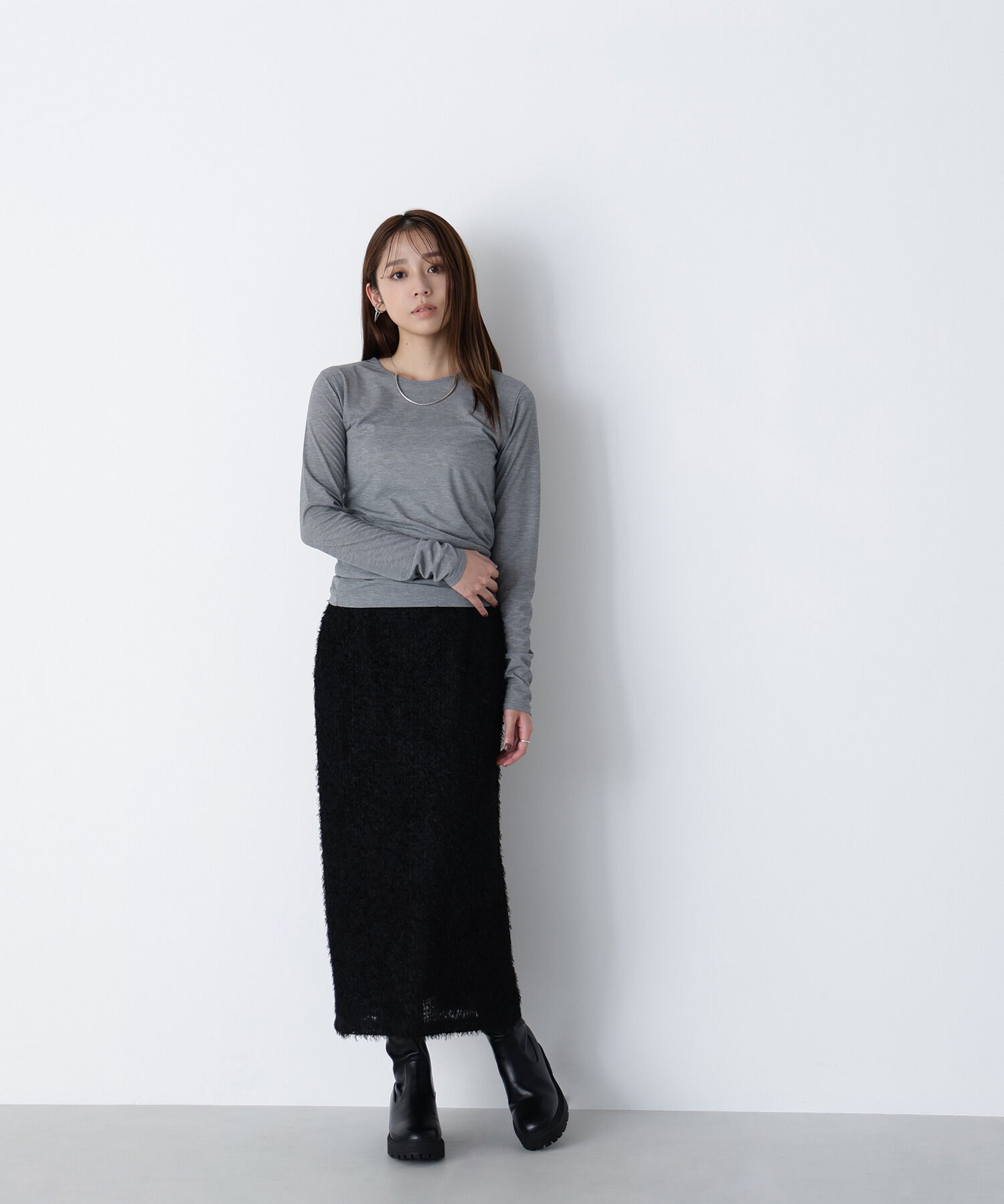  「シアーカットソーシリーズ クルーネック」|Tシャツ・カットソー|