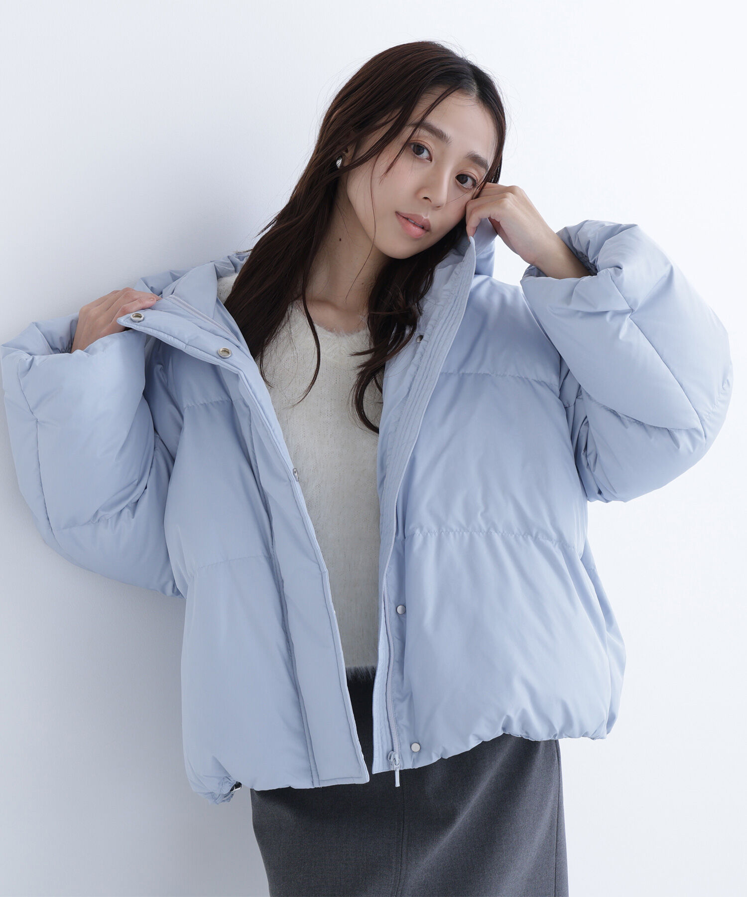  「ショートフードダウン」|ブルゾン・スタジャン|