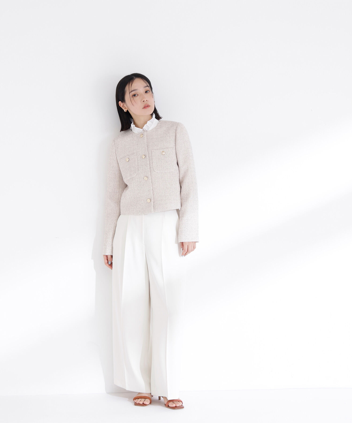  「メタルポイントワイドパンツ」|その他|