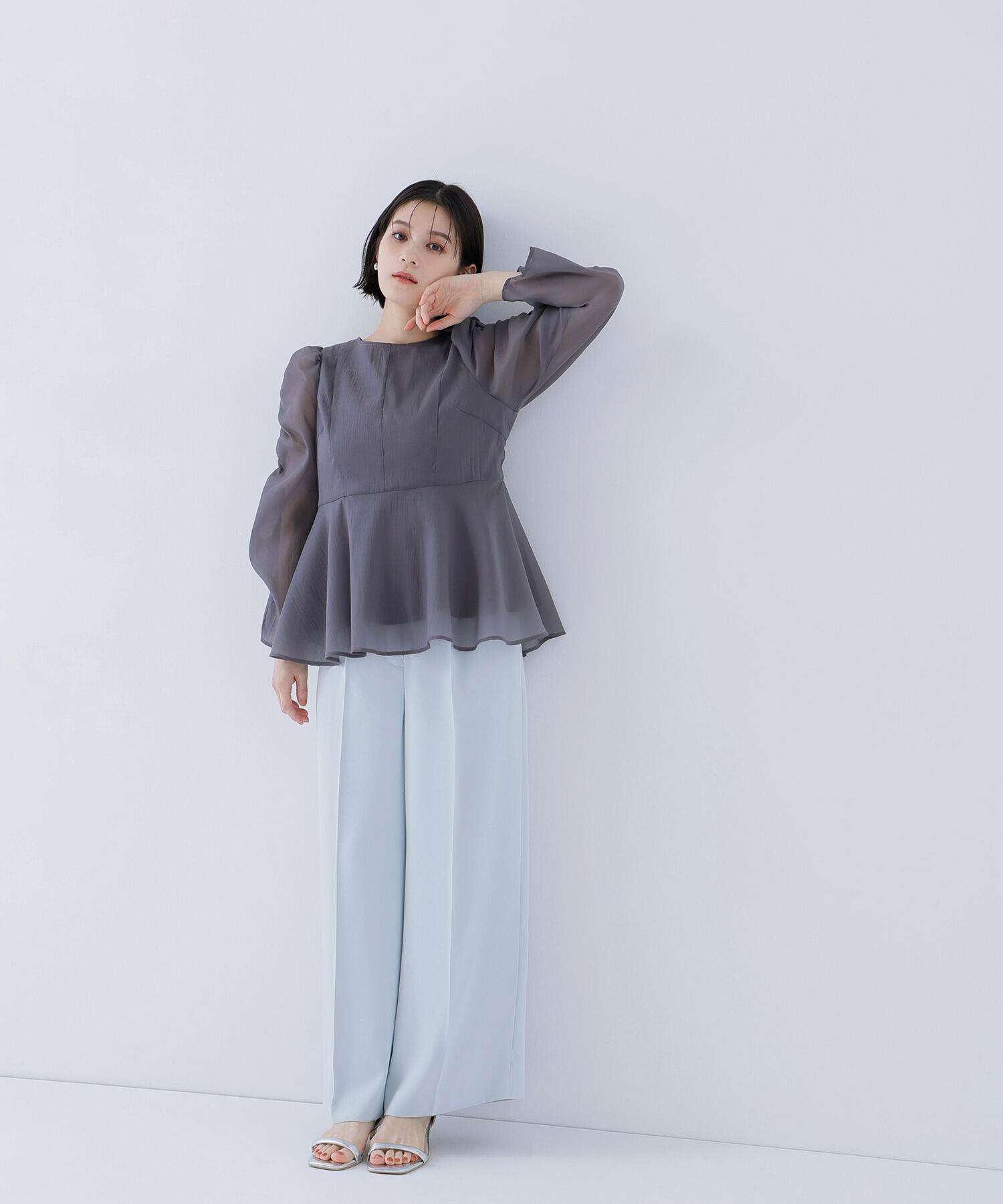  「メタルポイントワイドパンツ」|その他|