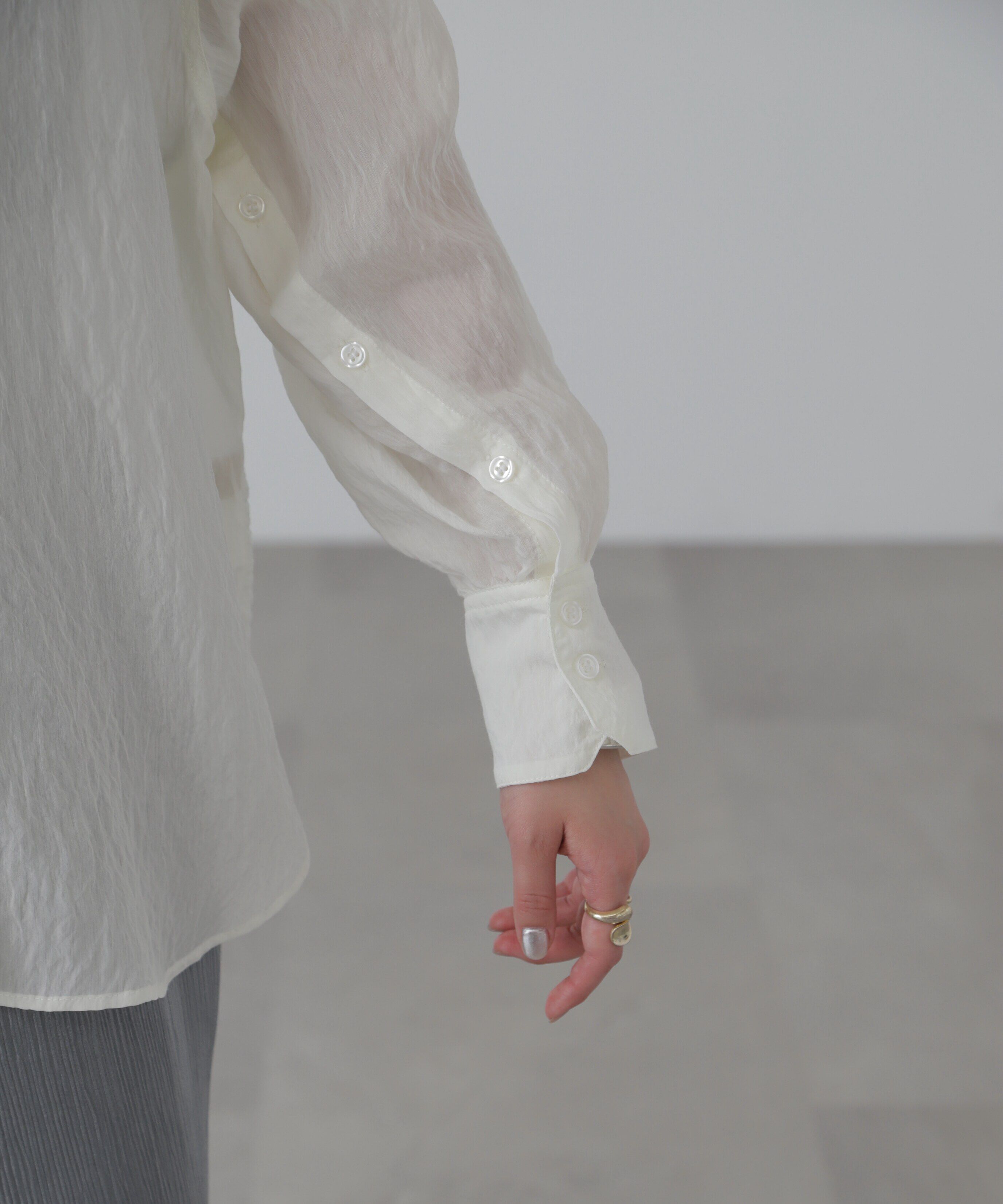  「袖スリットルーズシャツ」|シャツ・ブラウス|