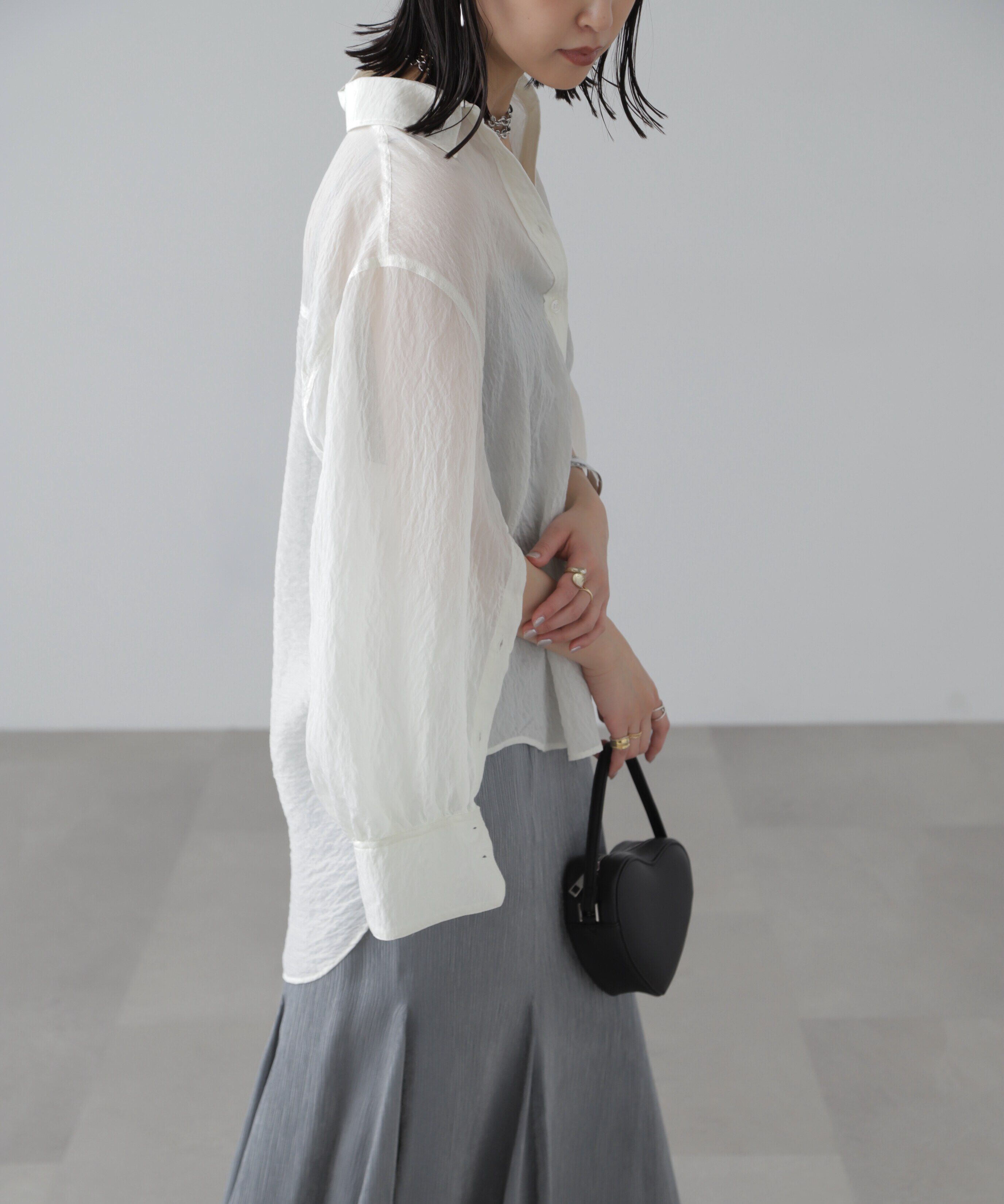  「袖スリットルーズシャツ」|シャツ・ブラウス|