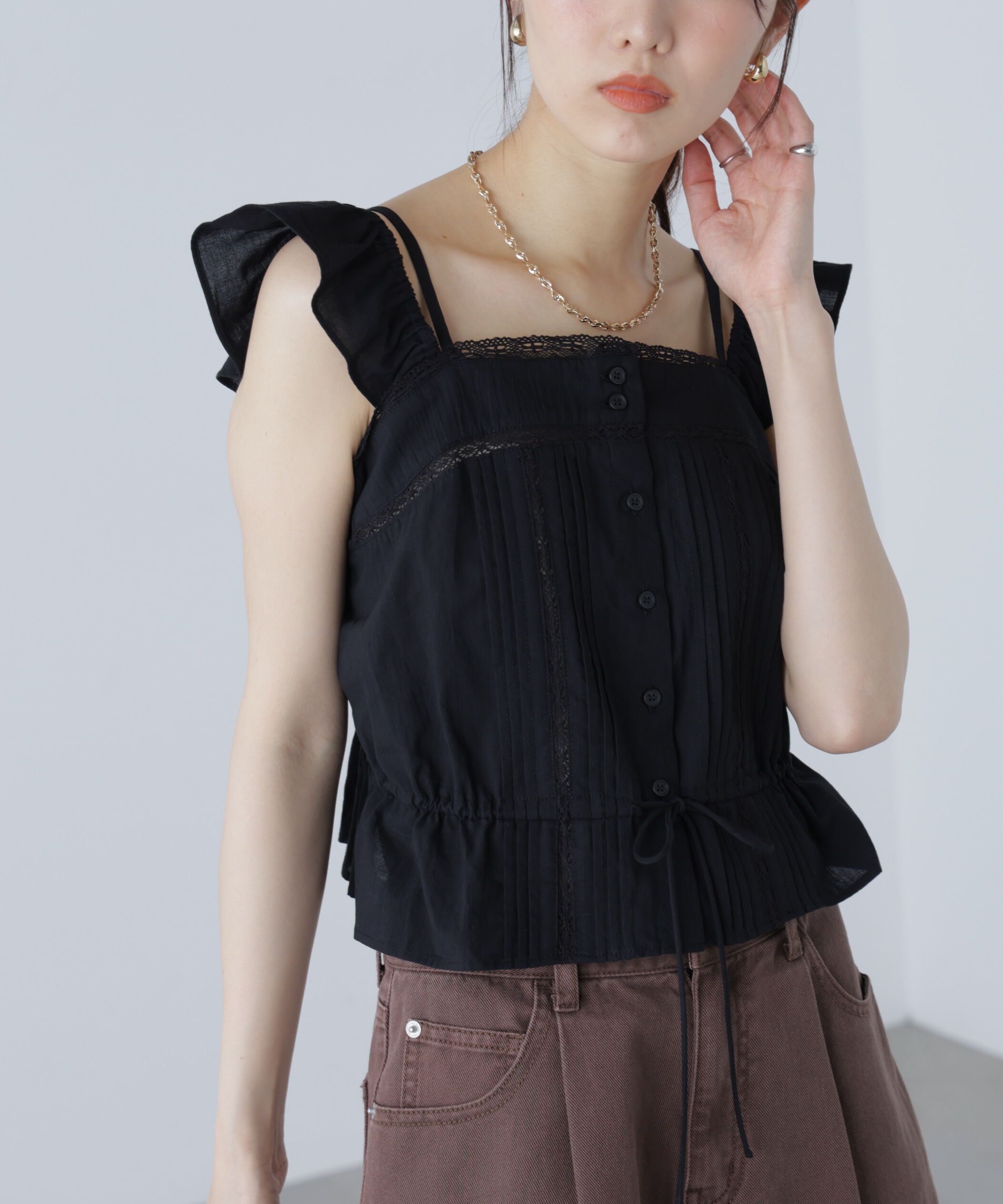  「2wayオフショルキャミブラウス」|シャツ・ブラウス|