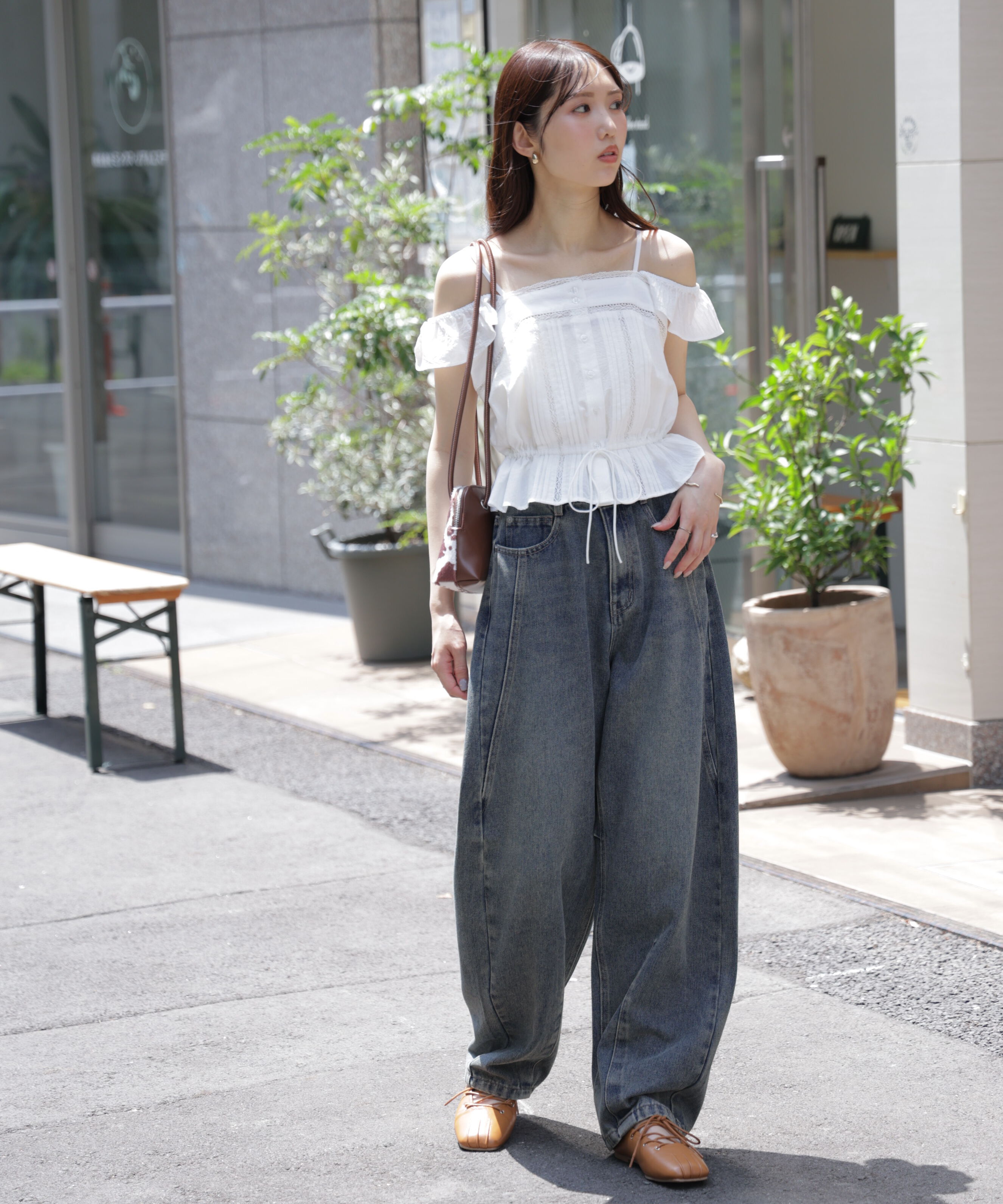  「2wayオフショルキャミブラウス」|シャツ・ブラウス|