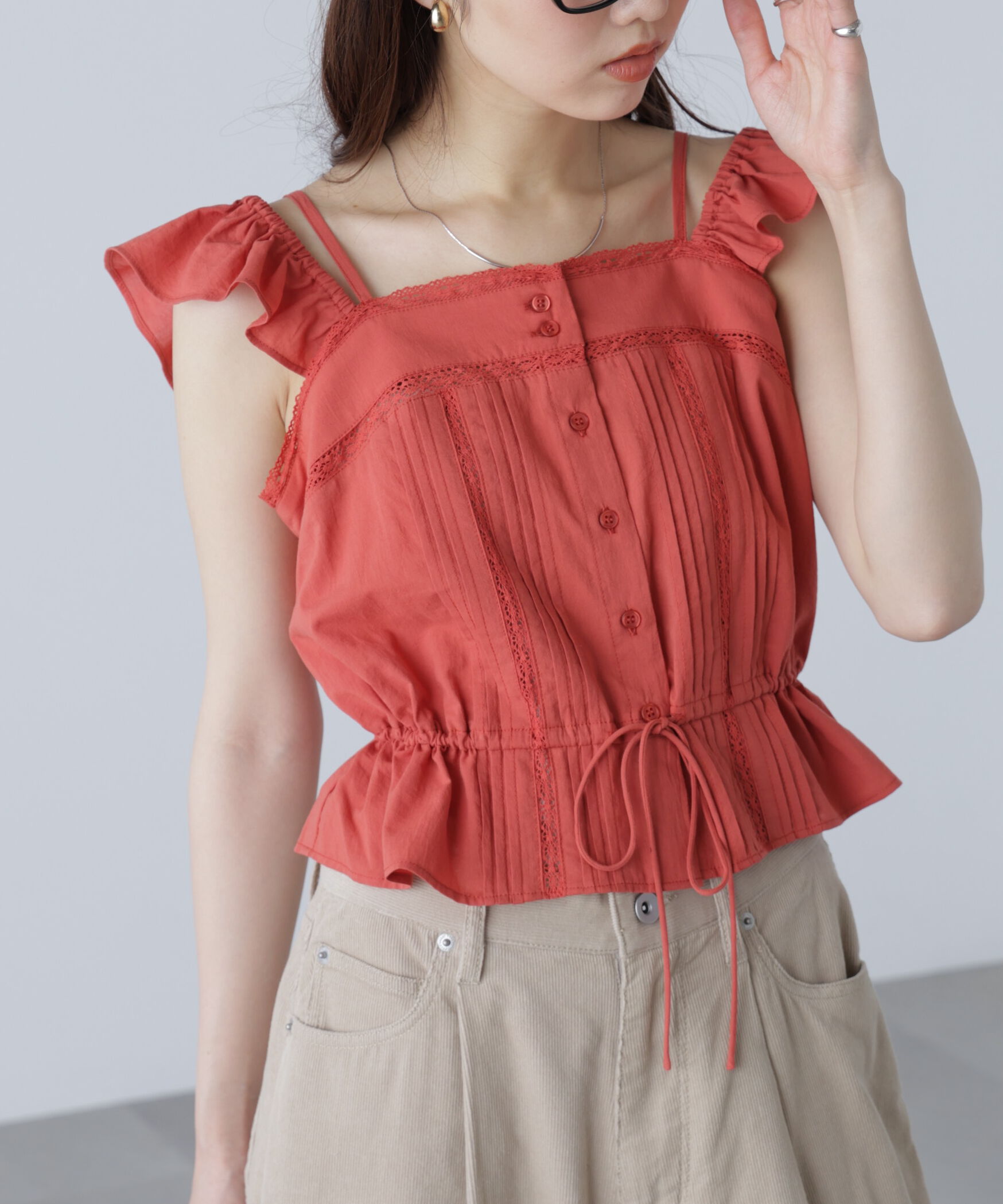  「2wayオフショルキャミブラウス」|シャツ・ブラウス|