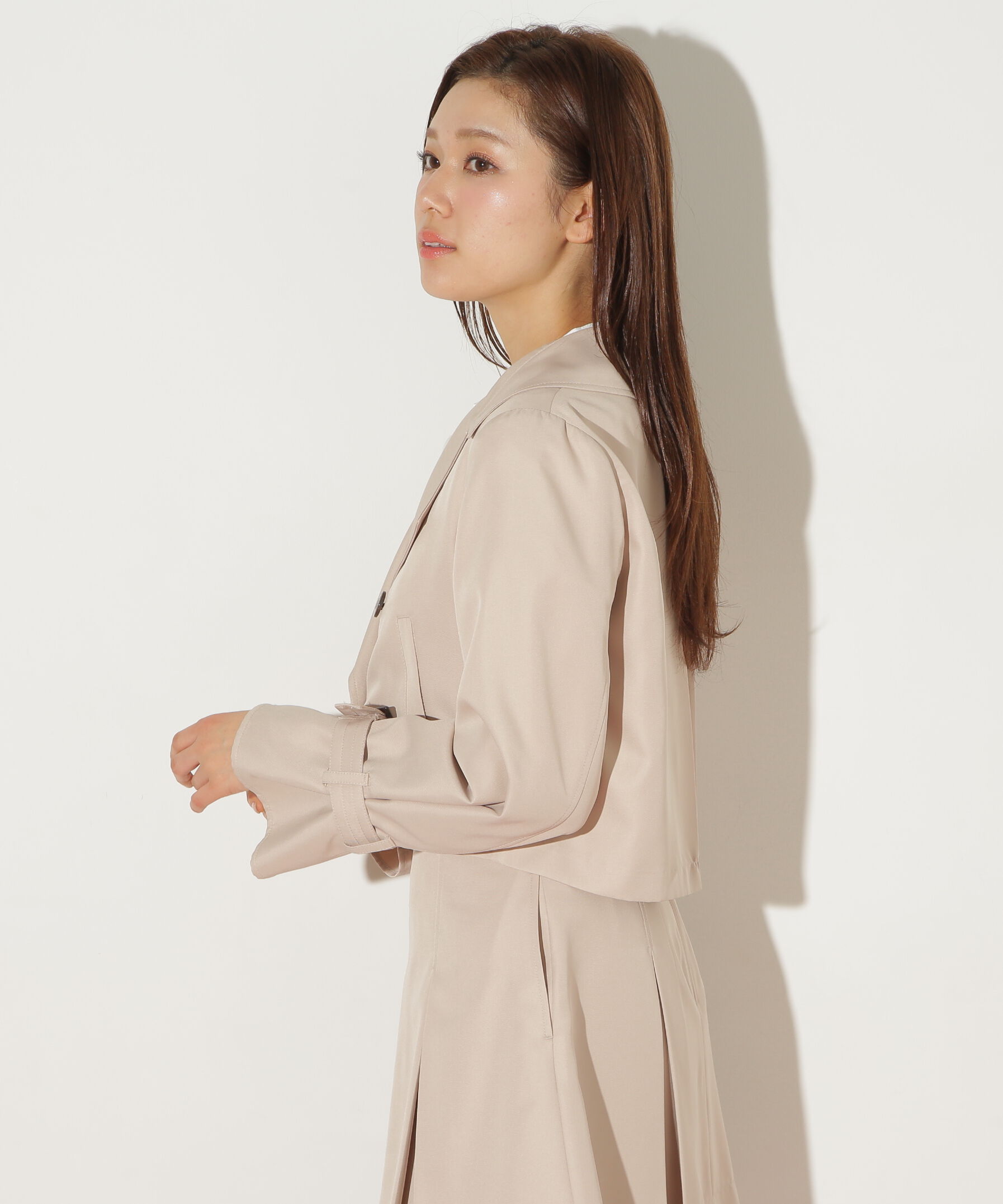  「ショート丈トレンチコート」|その他|