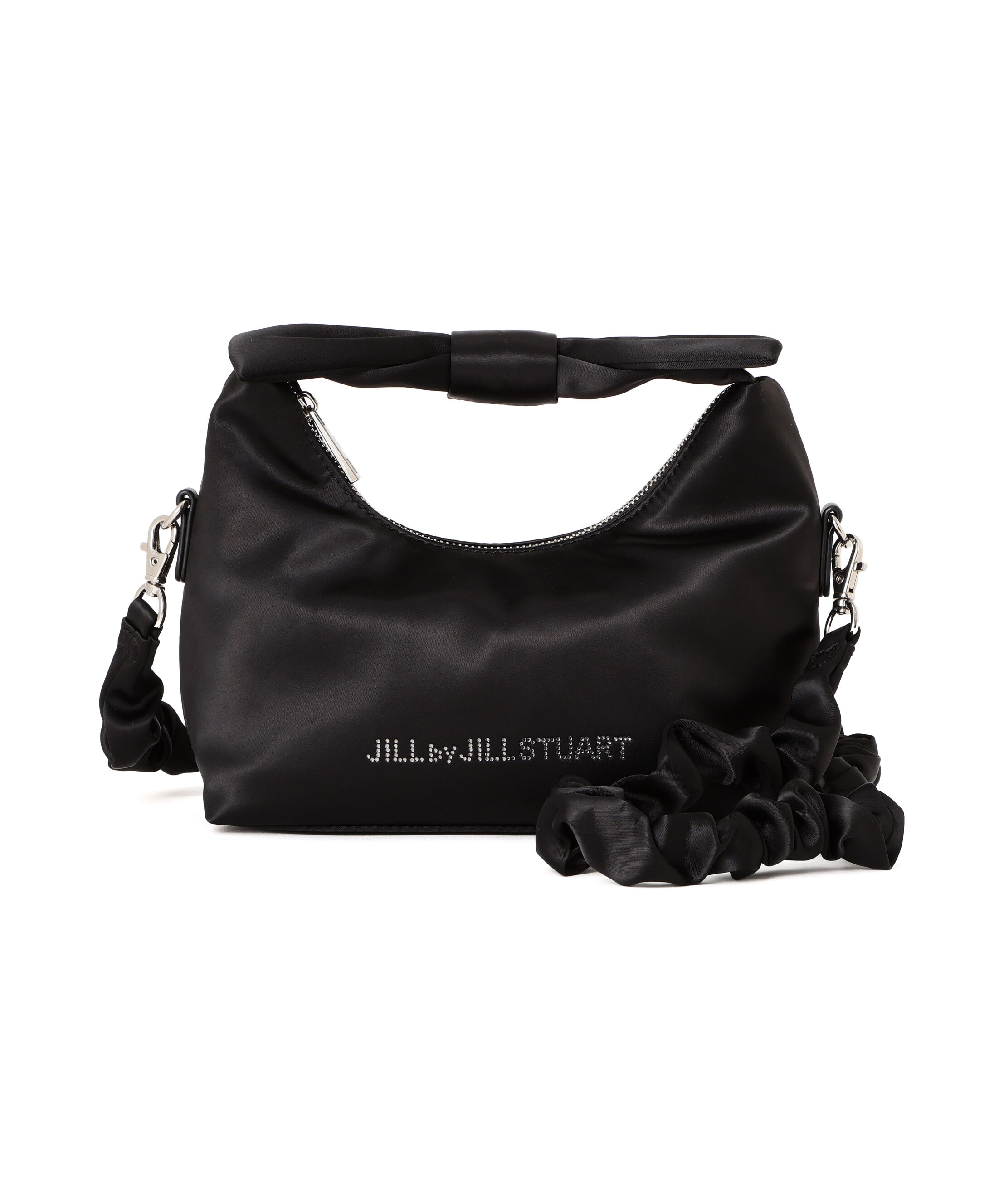  「リボンハンドルサテンバッグ」|その他|