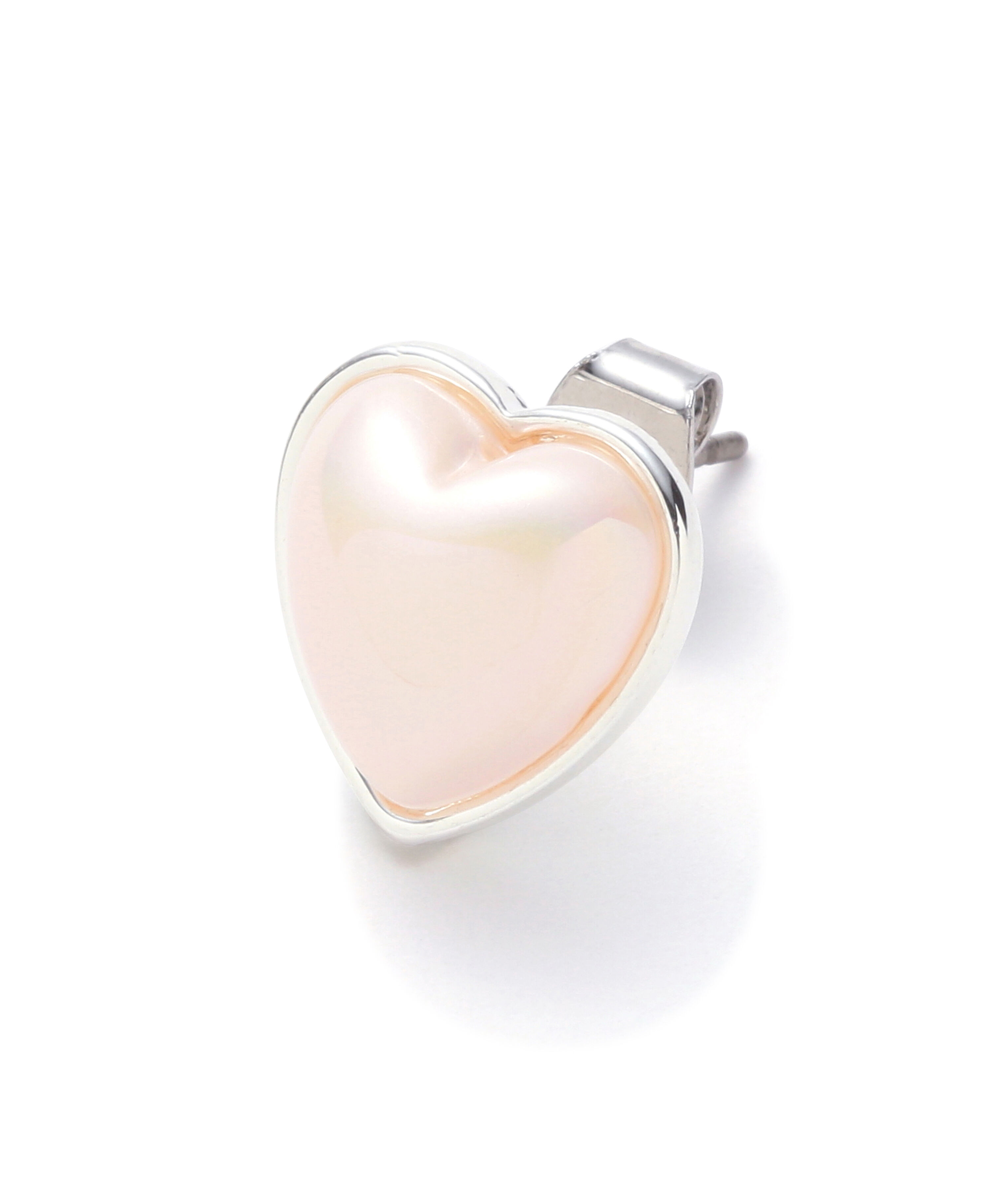  「ピンクパールハートピアス」|その他|