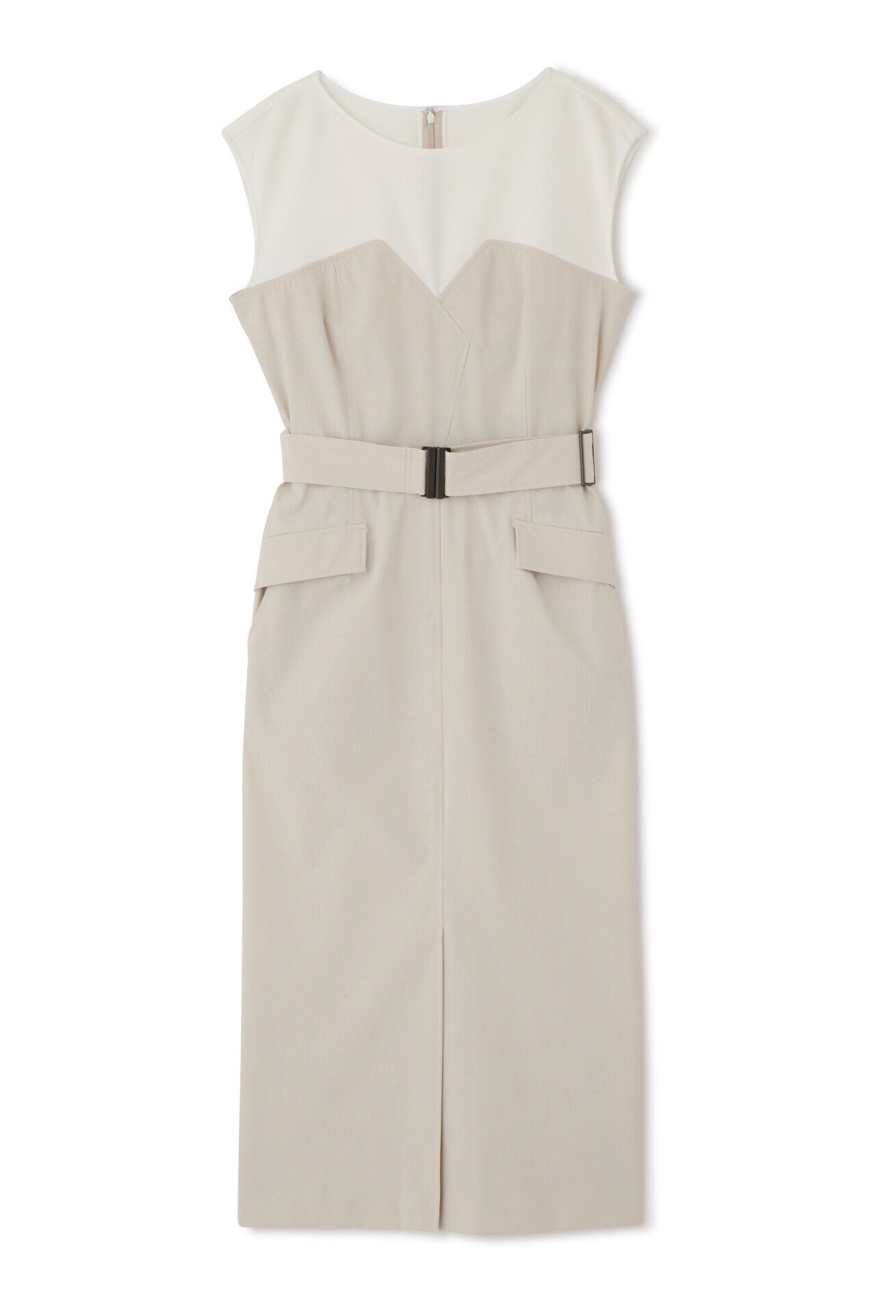  「◆バイカラーコンビタイトワンピース」|ワンピース|