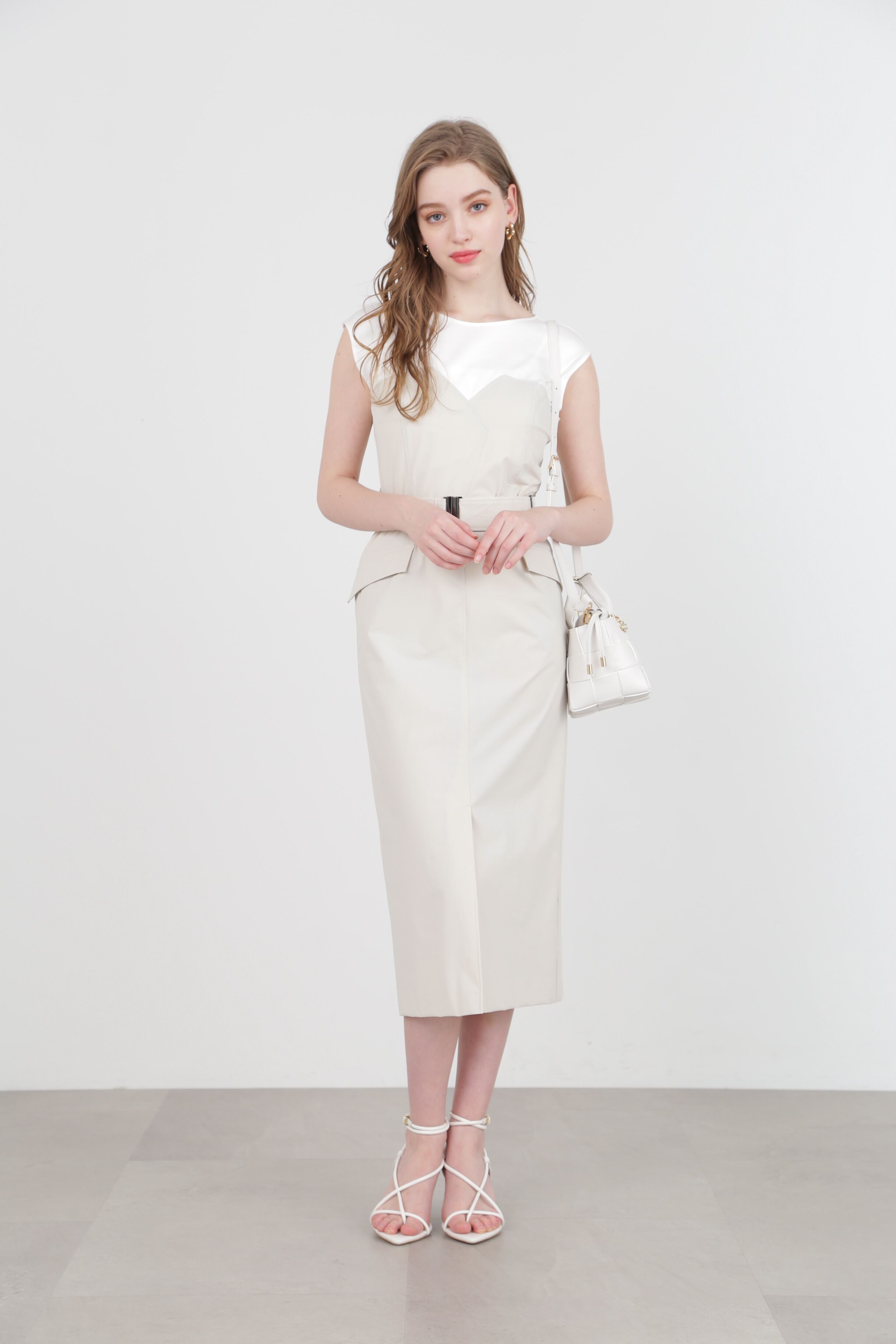  「◆バイカラーコンビタイトワンピース」|ワンピース|