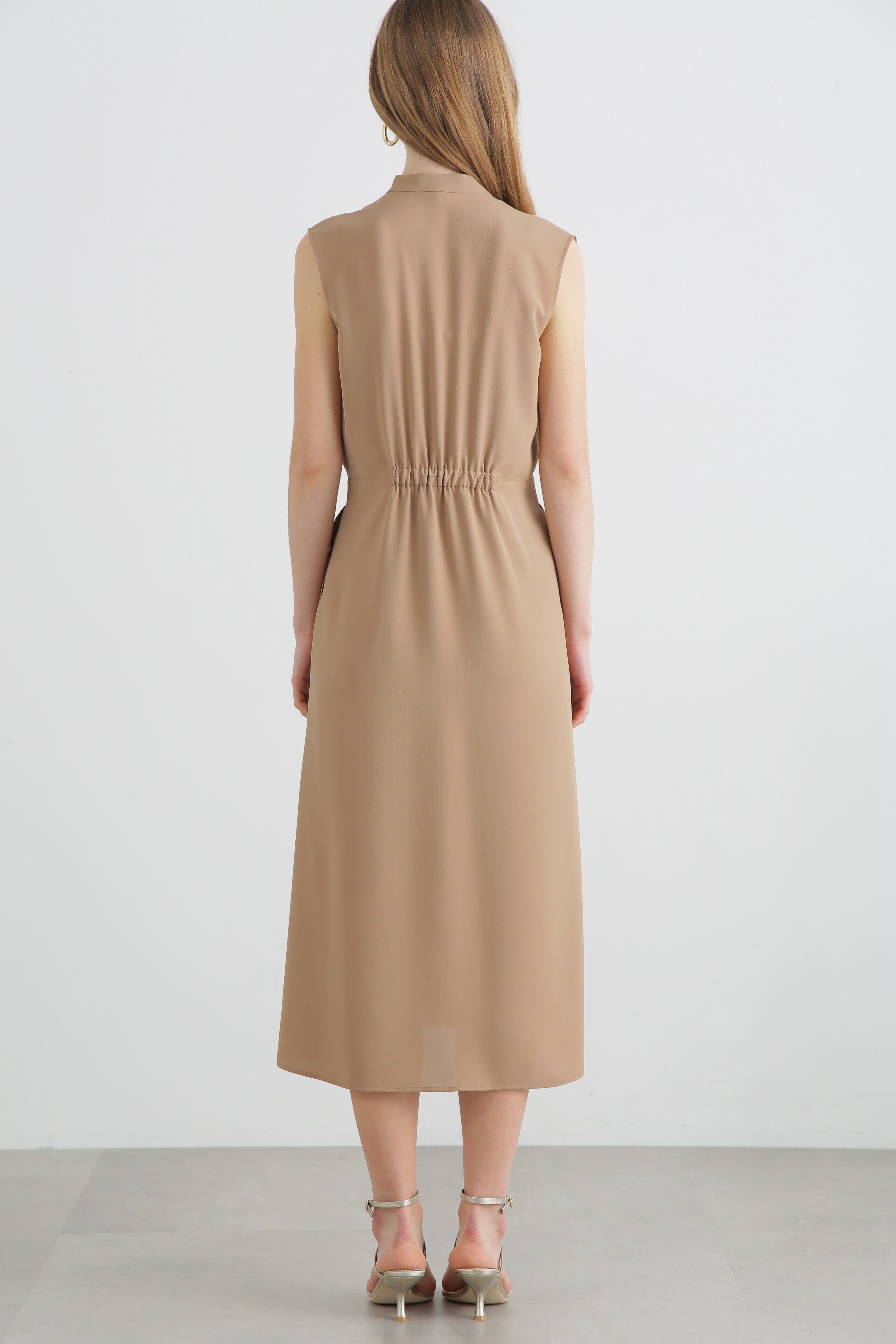  「◆2WAYストレッチシャツカラーワンピース」|ワンピース|