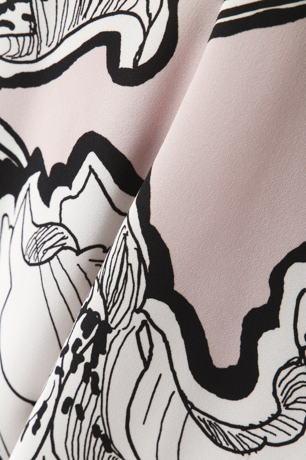  「◆アブストラクトリーフプリントスカート」|スカート|