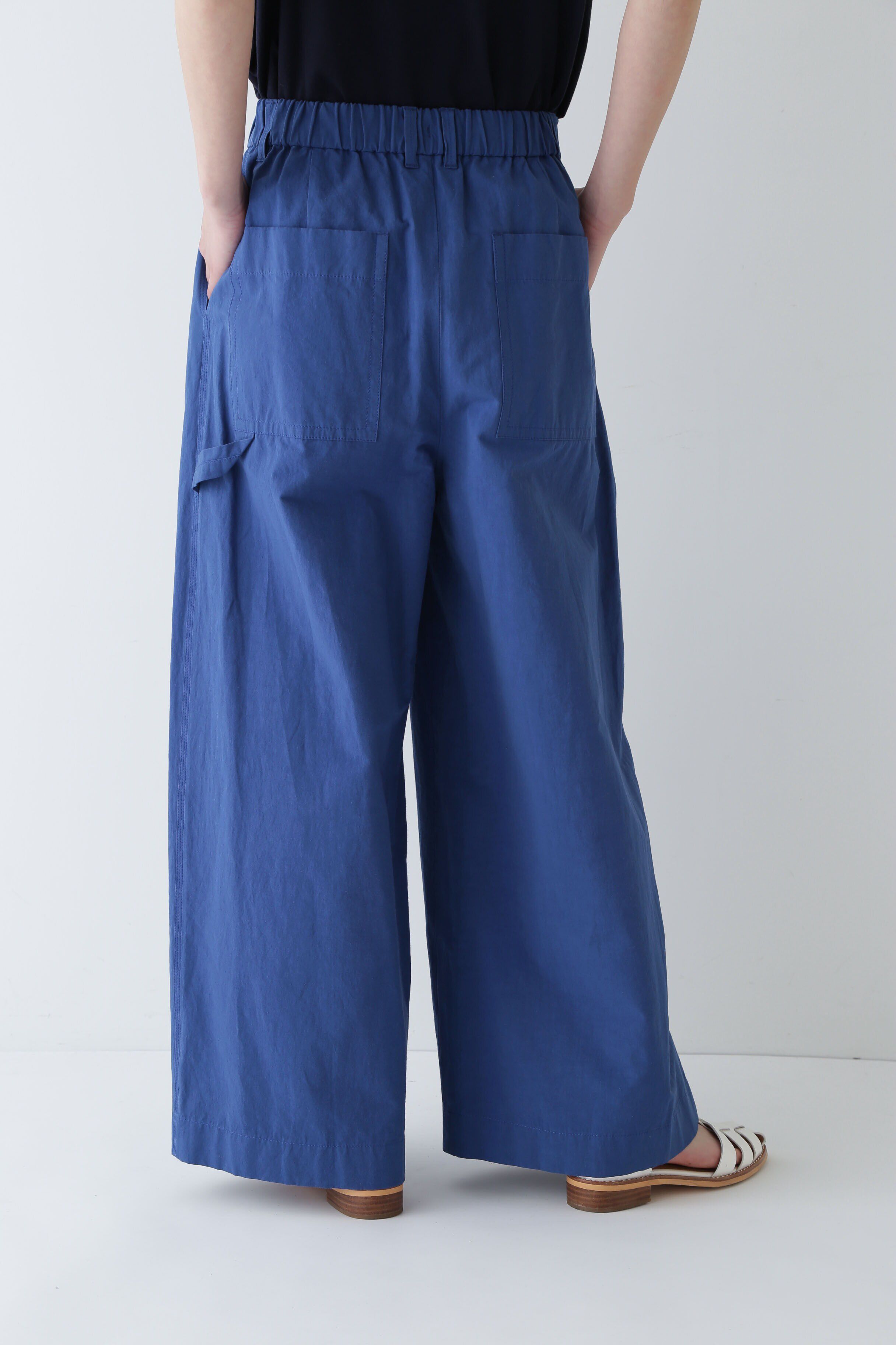  「◆綿麻ウェザー近江晒ワイドパンツ」|その他|