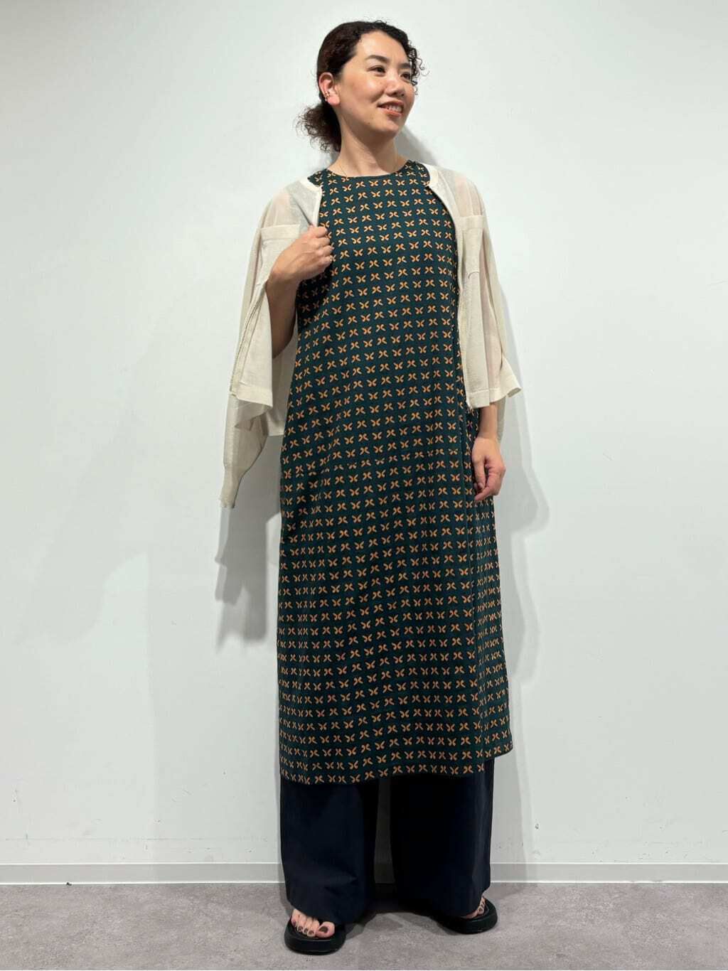  「◆綿麻ウェザー近江晒ワイドパンツ」|その他|