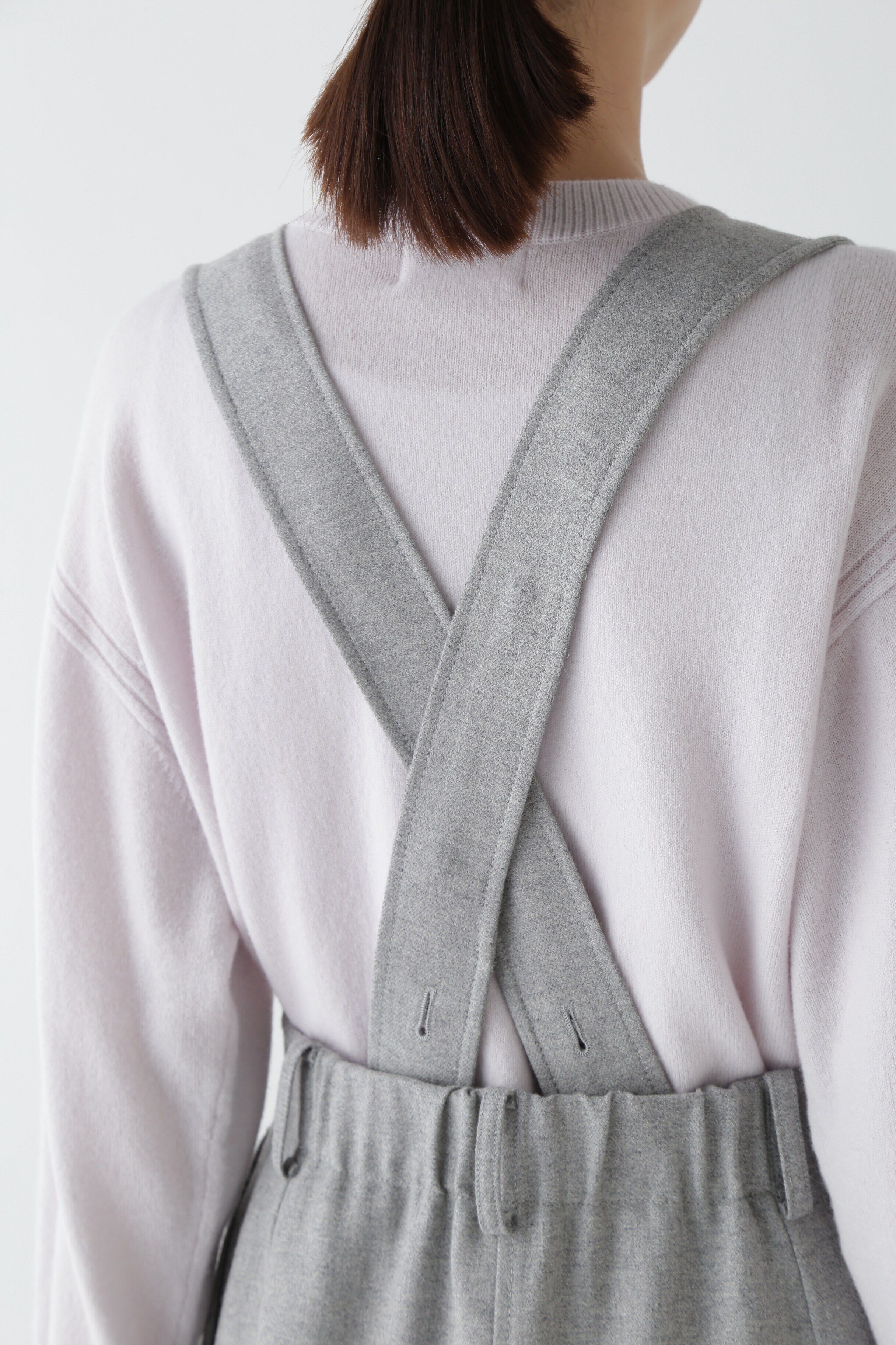  「◆ストレッチフラノワークディテール吊りスカート」|スカート|