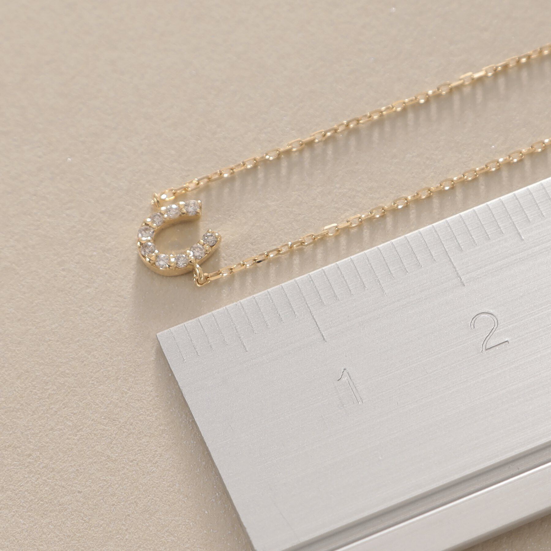 COCOSHNIK「K18ダイヤモンド 馬蹄モチーフ ブレスレット」|ブレスレット・バングル|