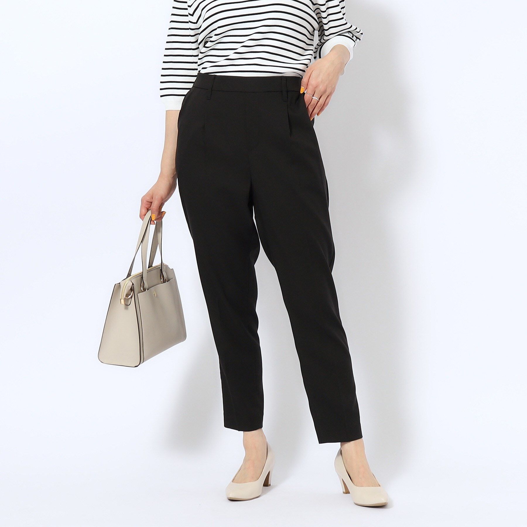 SHOO･LA･RUE「【洗える/SS-3L】すっきりキレイにかっこよく 大人のテーパードパンツ」|その他|