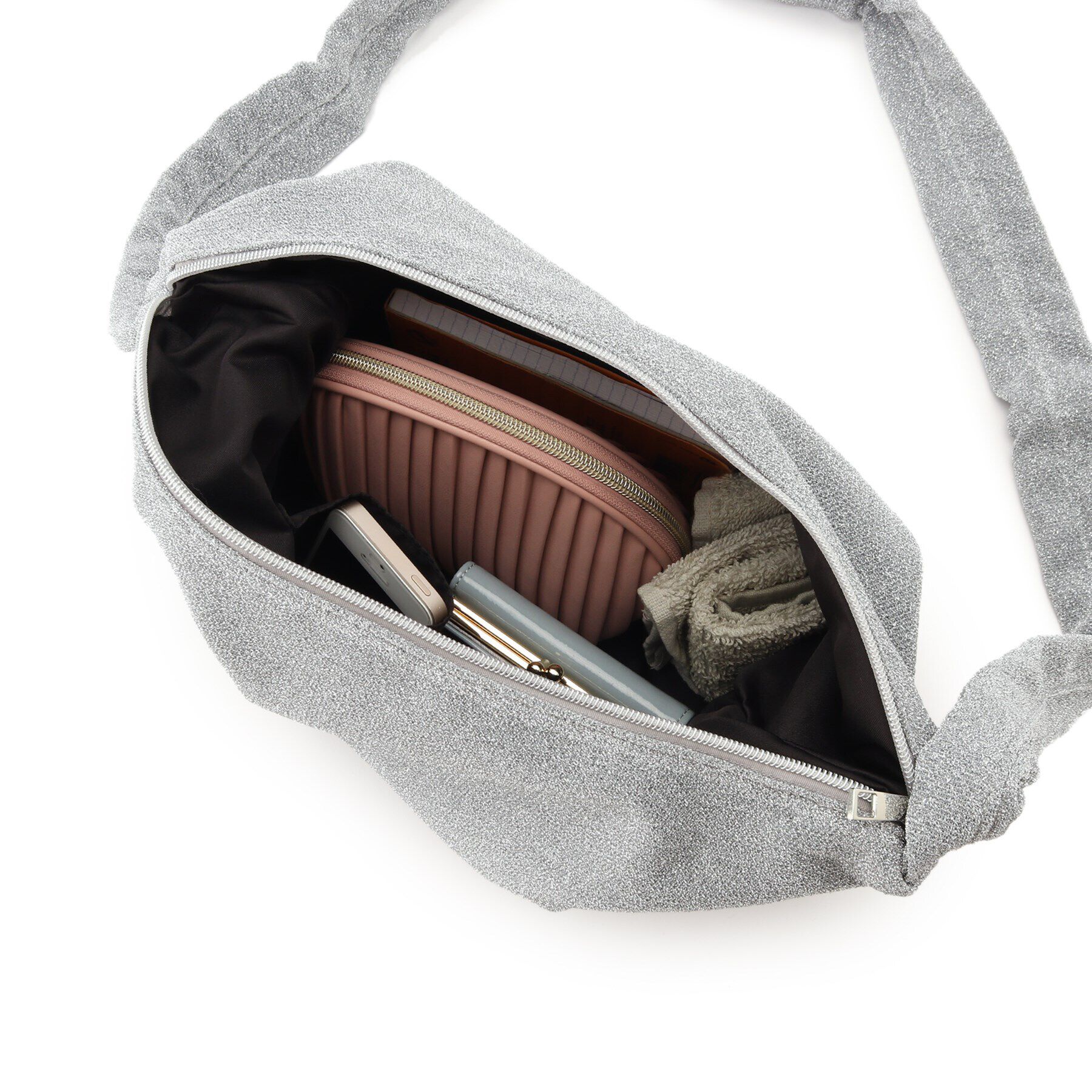 SHOO･LA･RUE「ラメギャザーショルダーバッグ」|ショルダー・メッセンジャー|