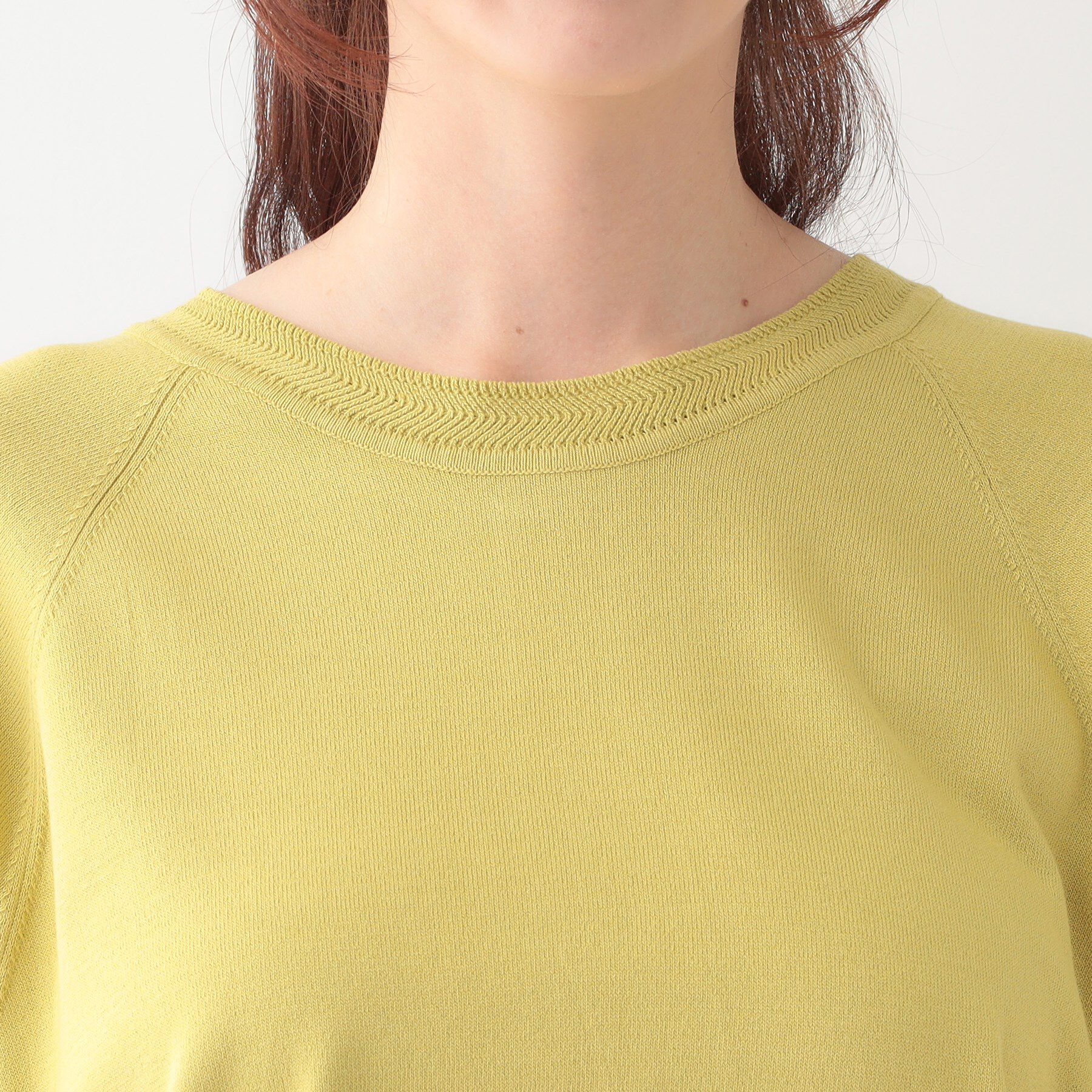 SHOO･LA･RUE「【洗える/S-LL/前後2WAY】クルーネックニットカーディガン」|カーディガン|