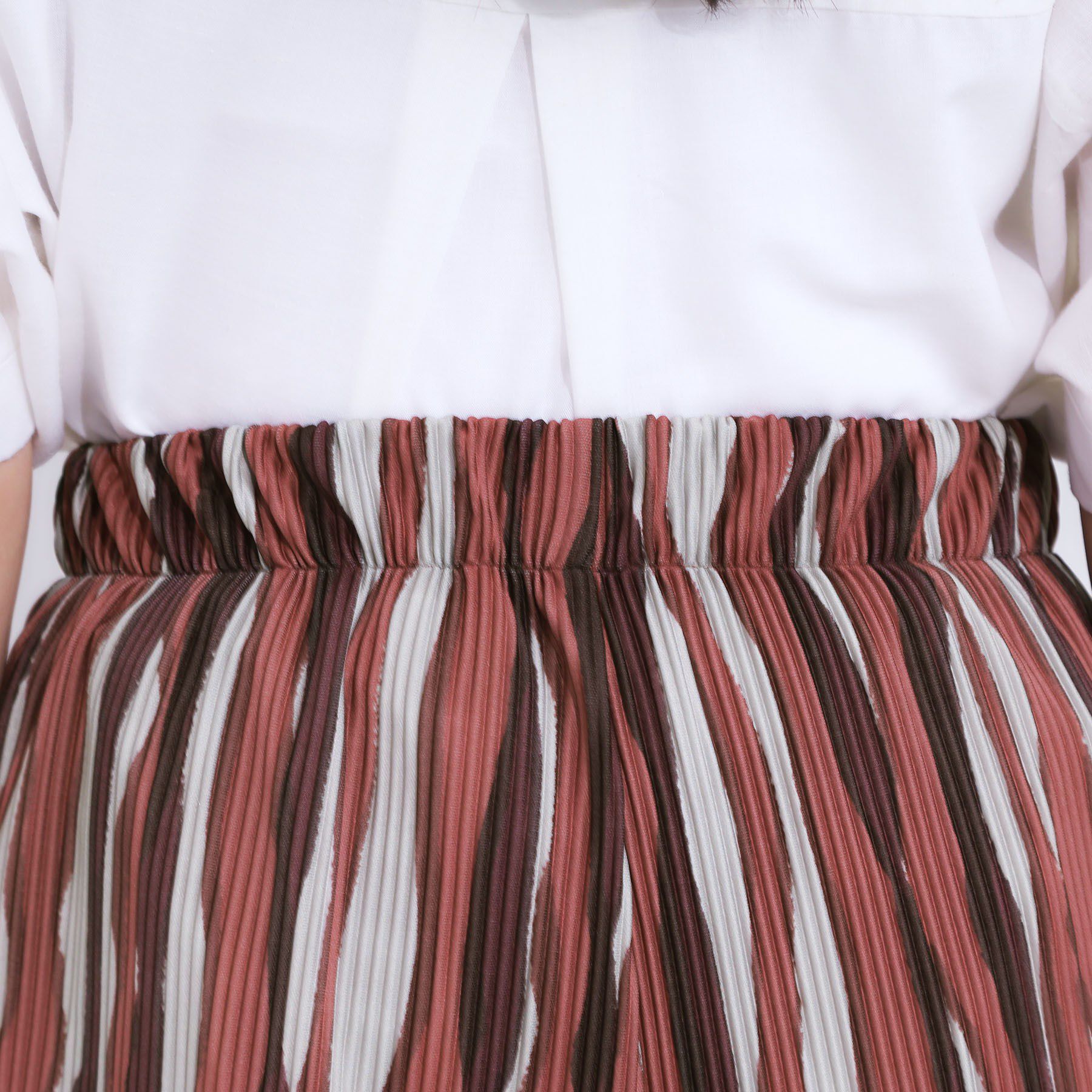 SHOO･LA･RUE「【S-LL】さらさら楽ちん プリーツ ワイドパンツ」|その他|