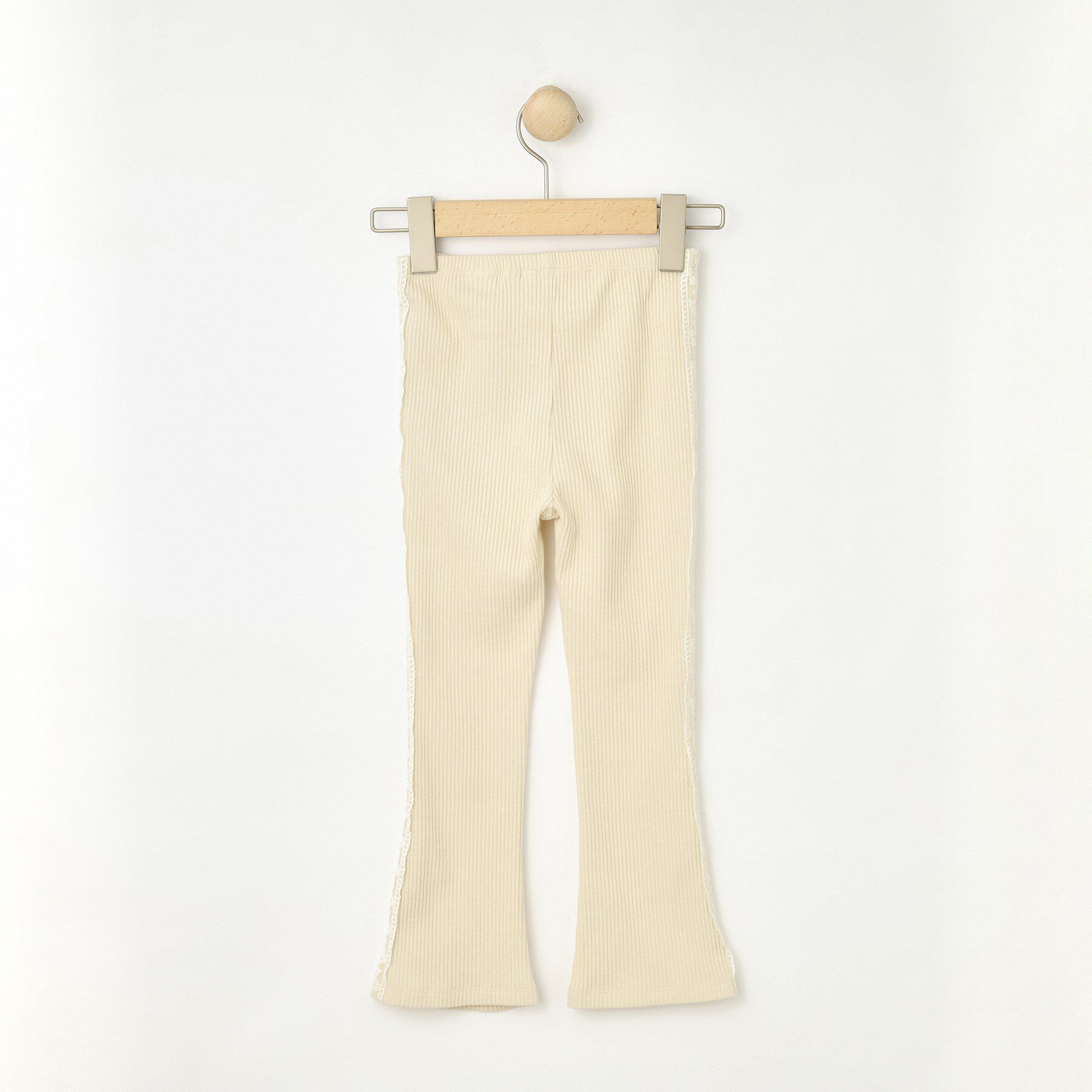 SHOO･LA･RUE「【100-150cm】サイドレースリブレギンス」|その他|