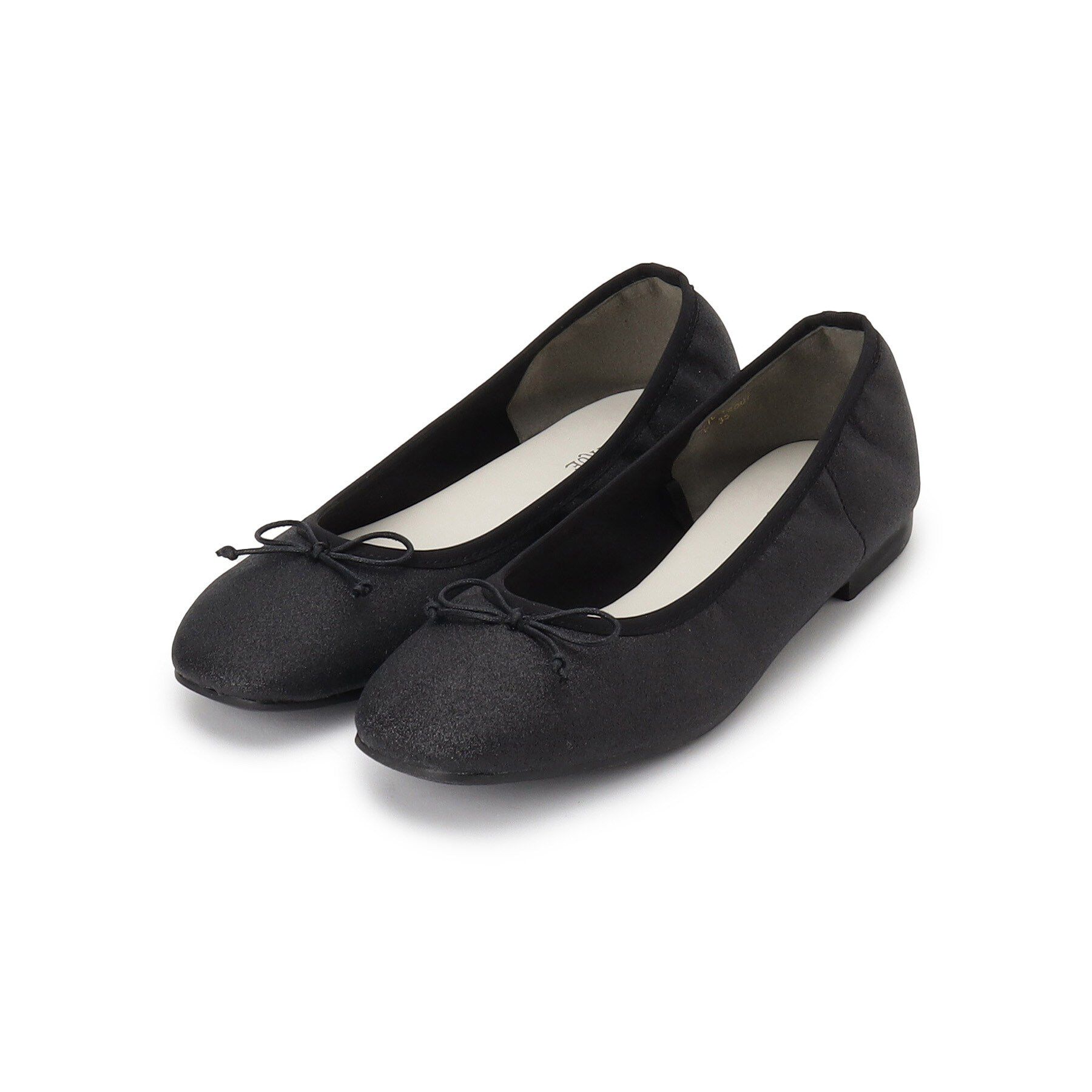 SHOO･LA･RUE「【ふかふか】シャーリングバレエシューズ」|その他|ブラック(019)