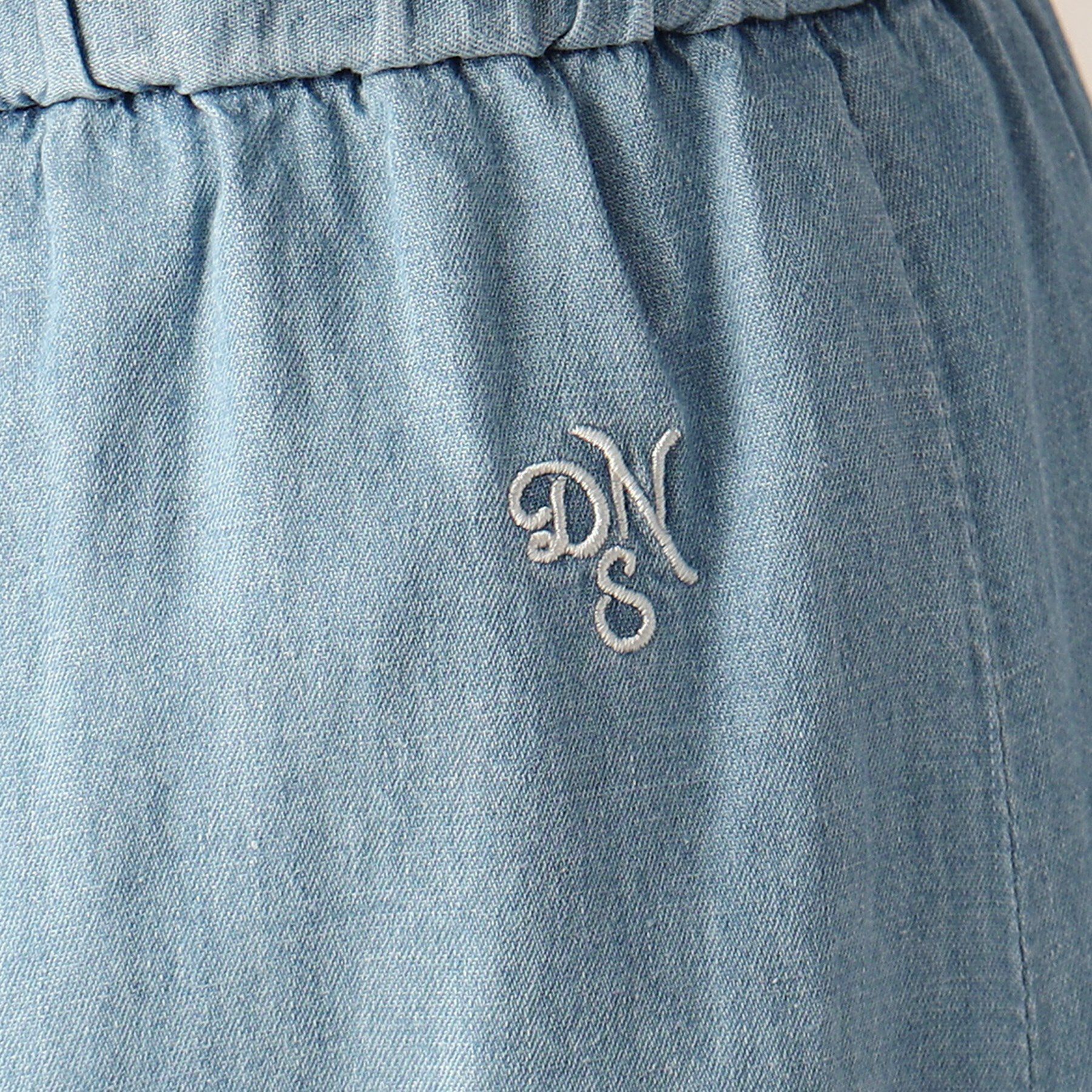 Dessin「【洗える】リネンブレンドデニム切替スカート（XS～L）」|スカート|