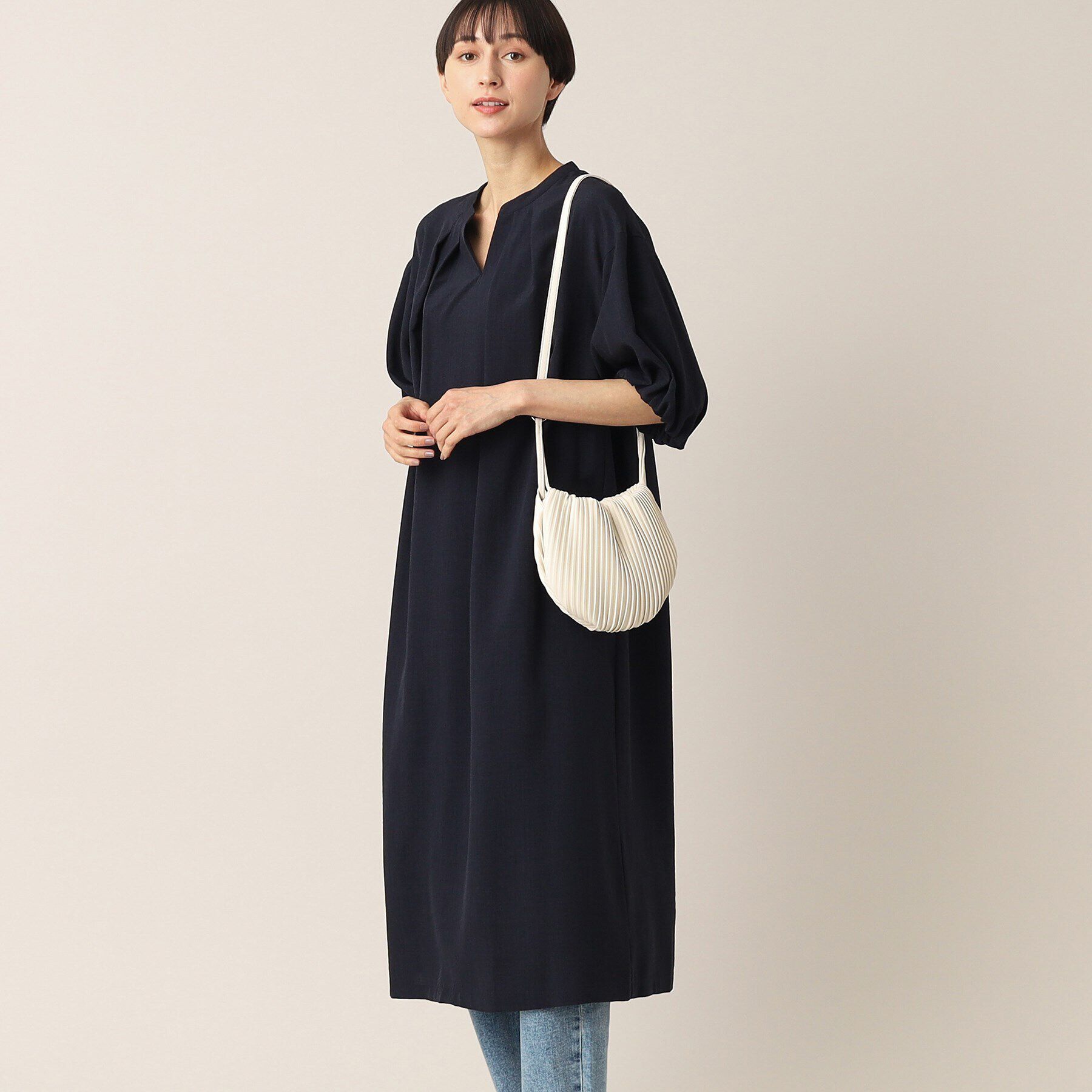 Dessin「【洗える】バルーンスリーブワンピース」|ワンピース|