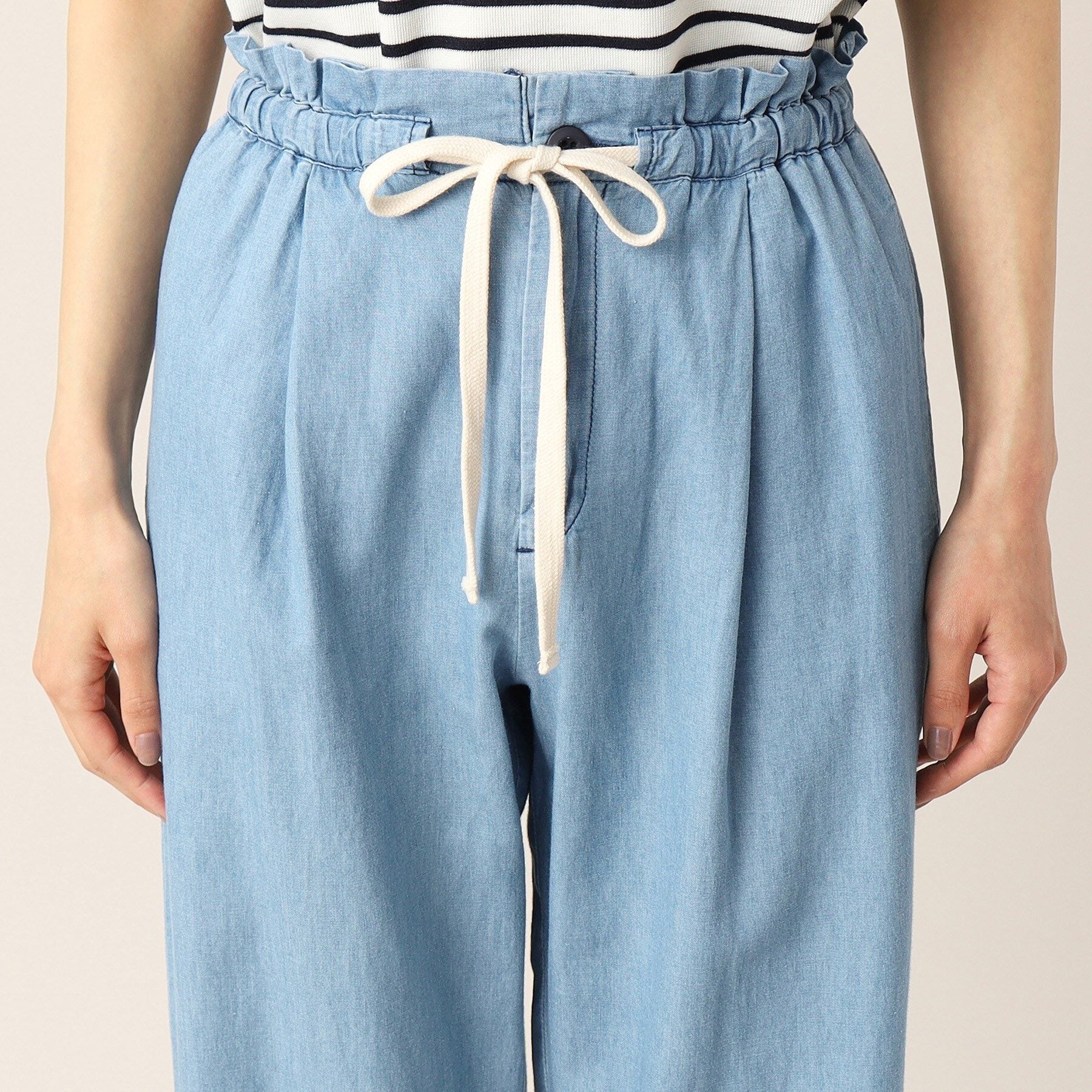 Dessin「【洗える】リラックスデニムパンツ（XS～L）」|デニム|