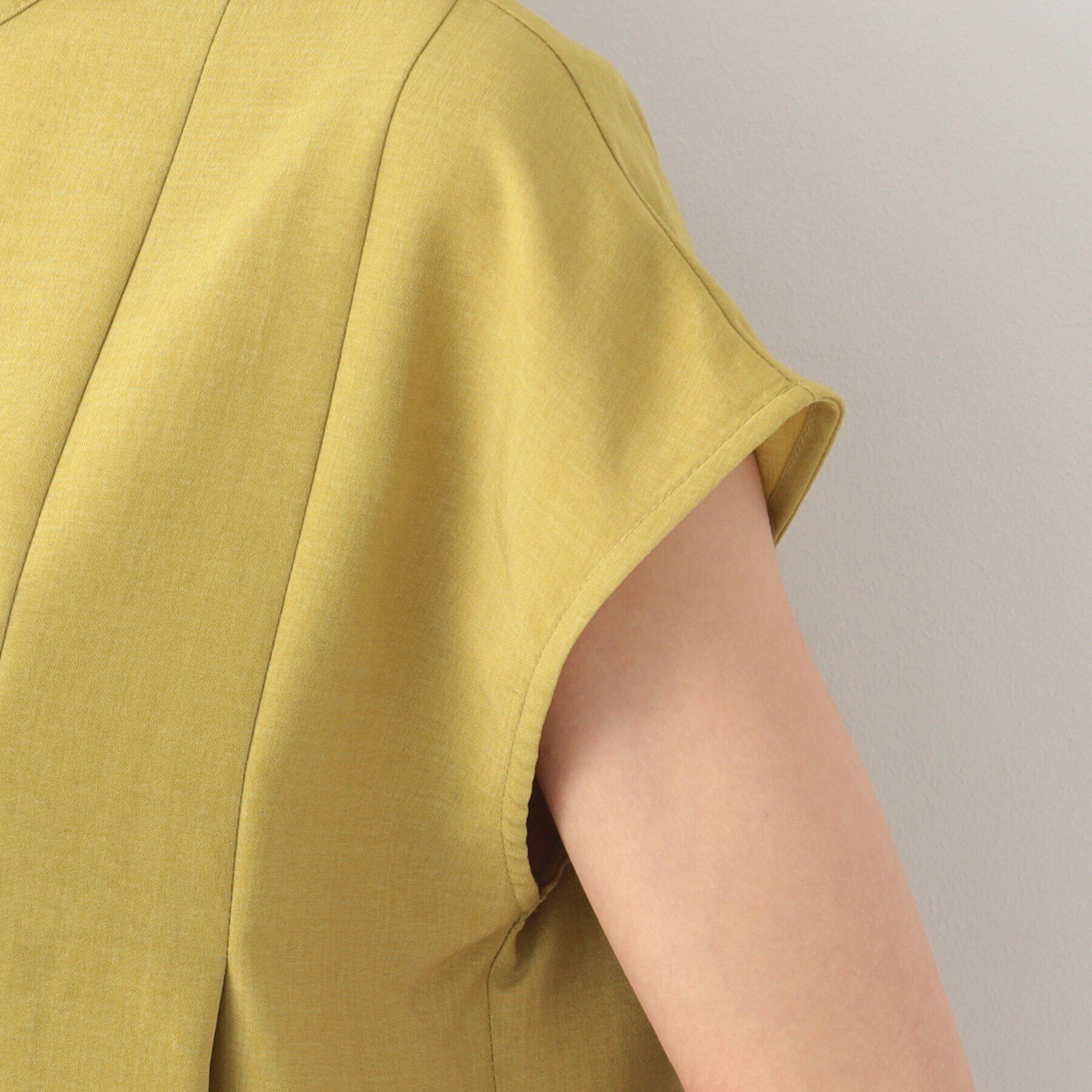 Dessin「【洗える】テントラインフレンチスリーブブラウス（XS～L）」|シャツ・ブラウス|