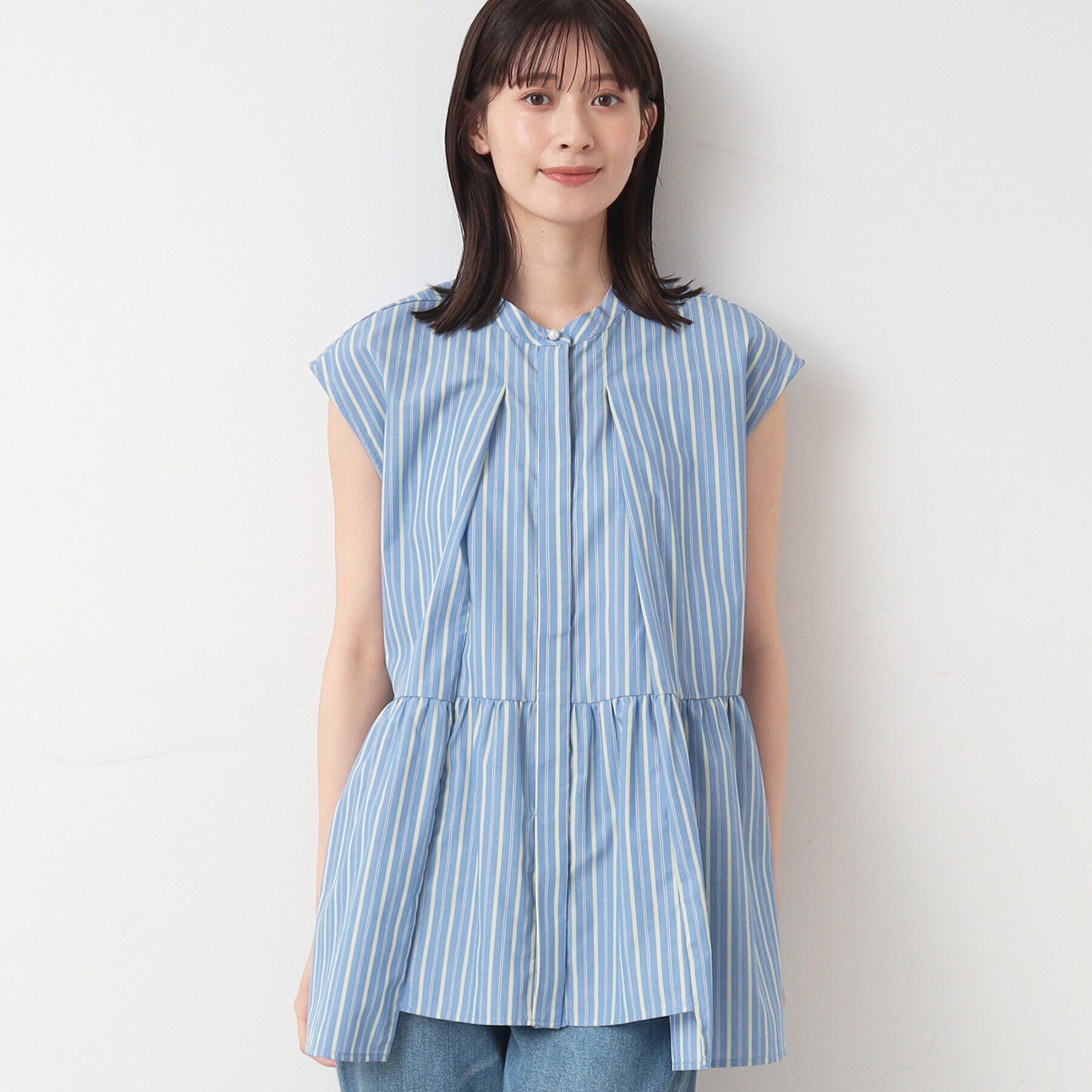 Dessin「【洗える】ペプラムブラウス（XS～L）」|シャツ・ブラウス|