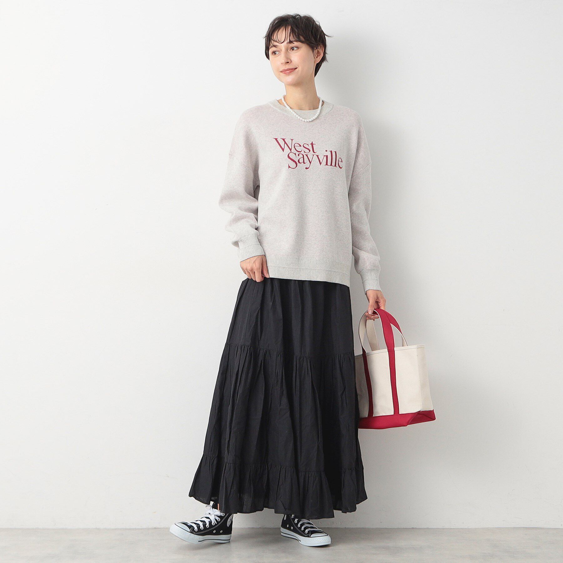 Dessin「【洗える】ロゴジャカードニット（XS～L）」|ニット・セーター|