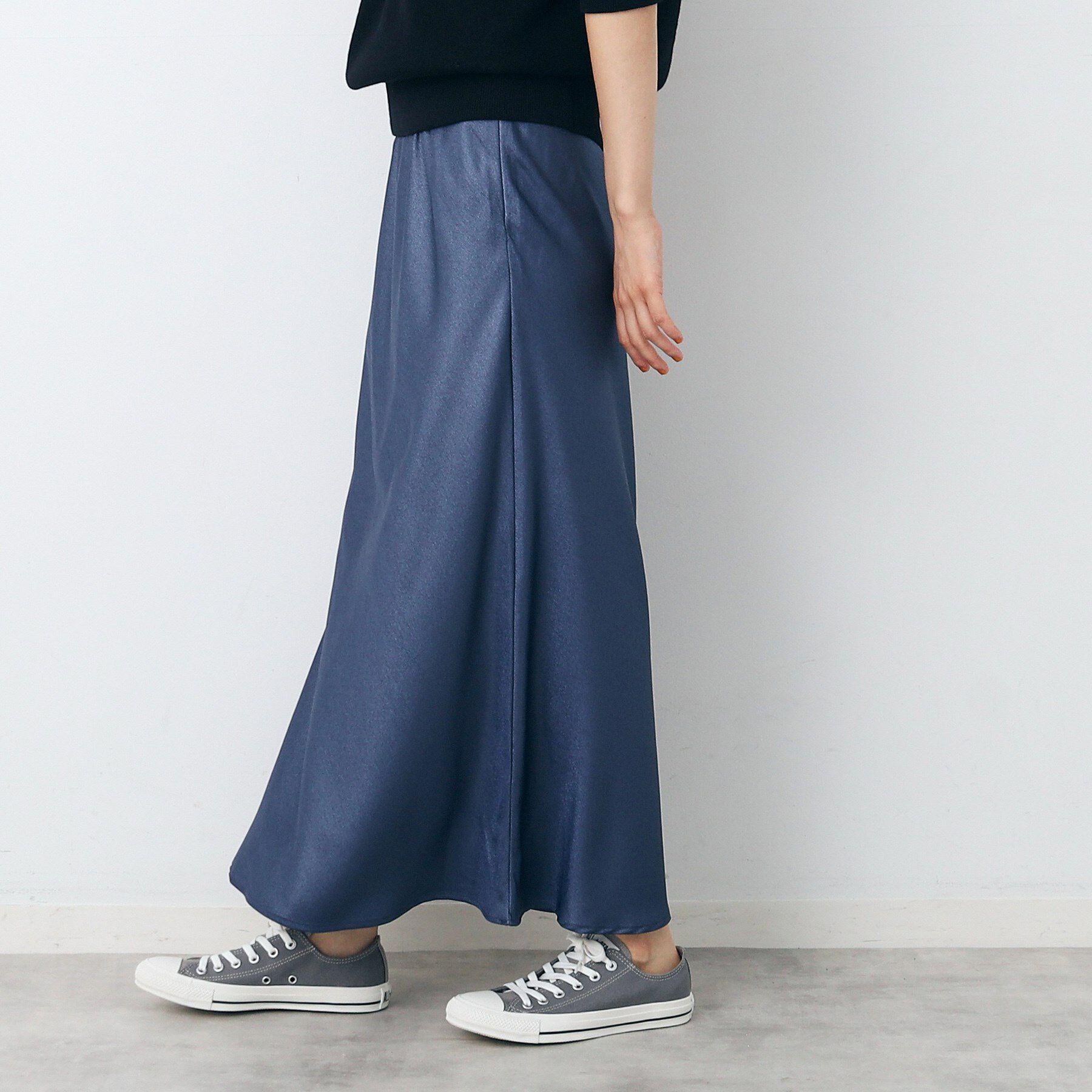 Dessin「【洗える】ナローサテンロングスカート」|スカート|