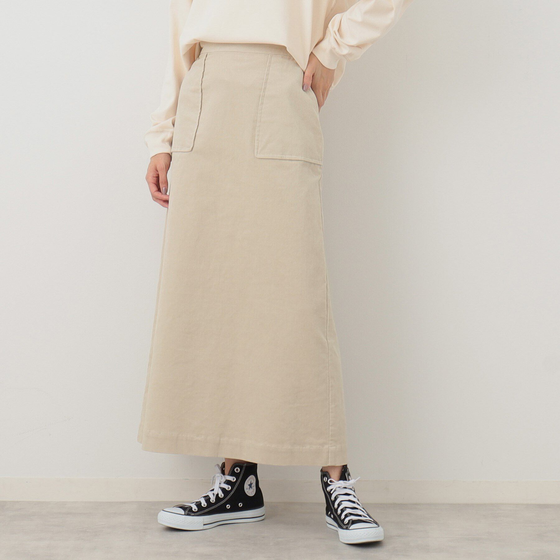 Dessin「コーデュロイロングタイトスカート（XS～L）」|スカート|