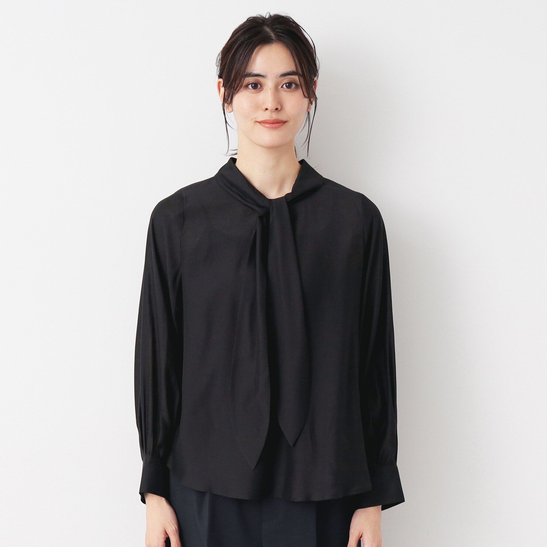 Dessin「【入卒/セレモニー/洗える】ボウタイブラウス」|シャツ・ブラウス|