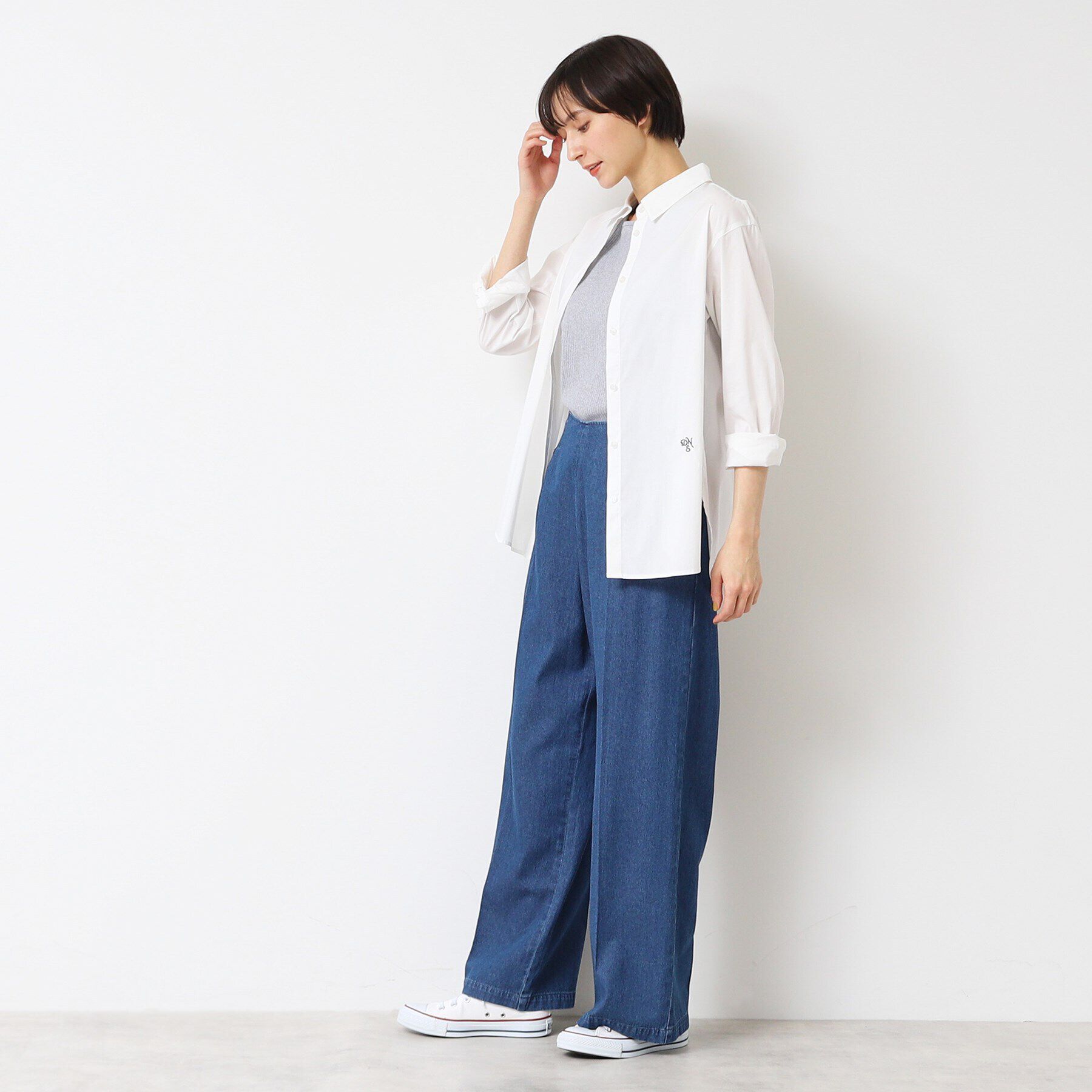 Dessin「【洗える】レギュラーカラーシャツ」|シャツ・ブラウス|