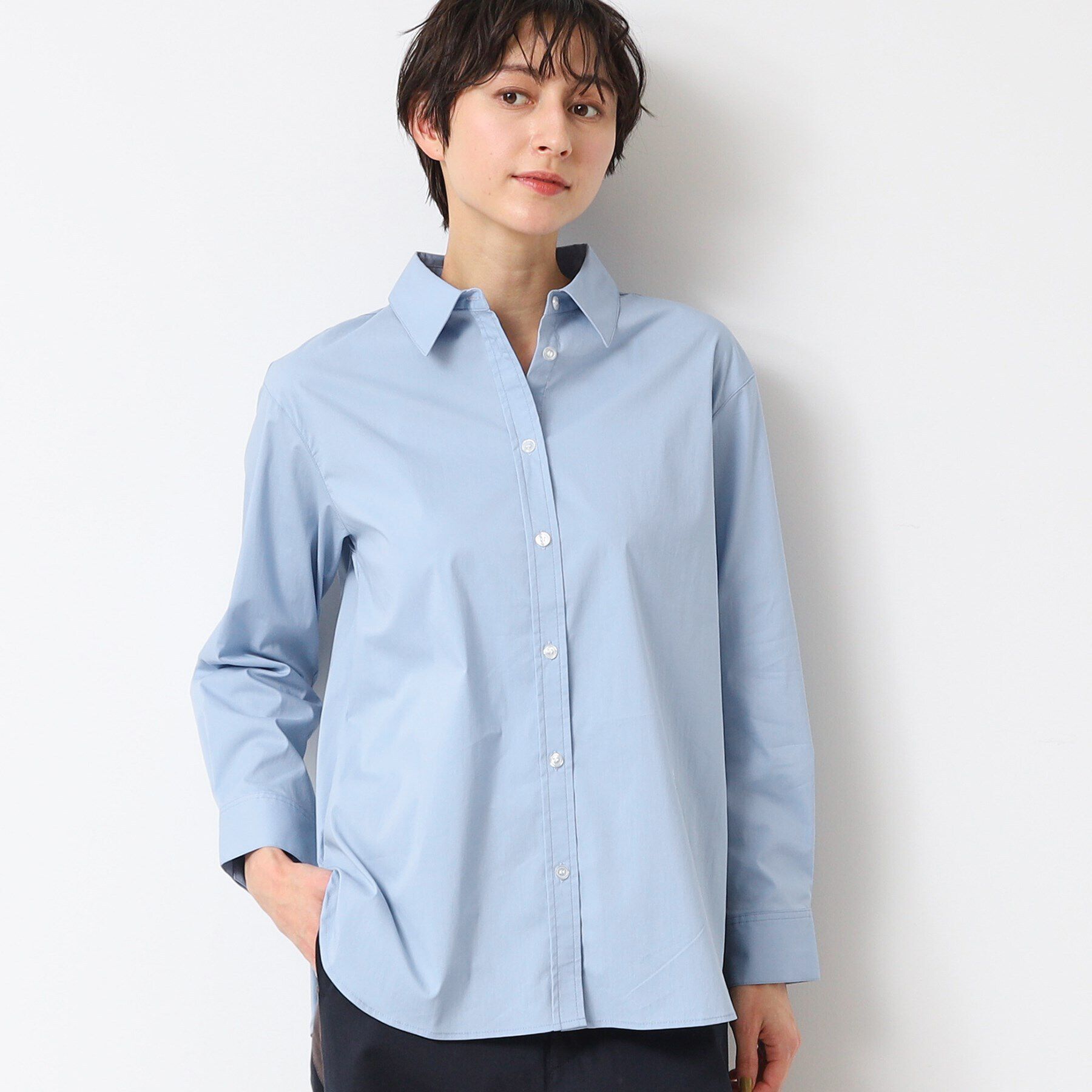 Dessin「【洗える】レギュラーカラーシャツ」|シャツ・ブラウス|