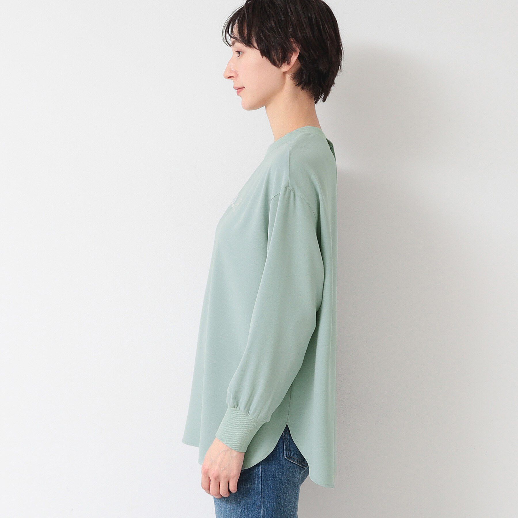 Dessin「【洗える】バックヘンリープリントブラウス（XS～L）」|シャツ・ブラウス|