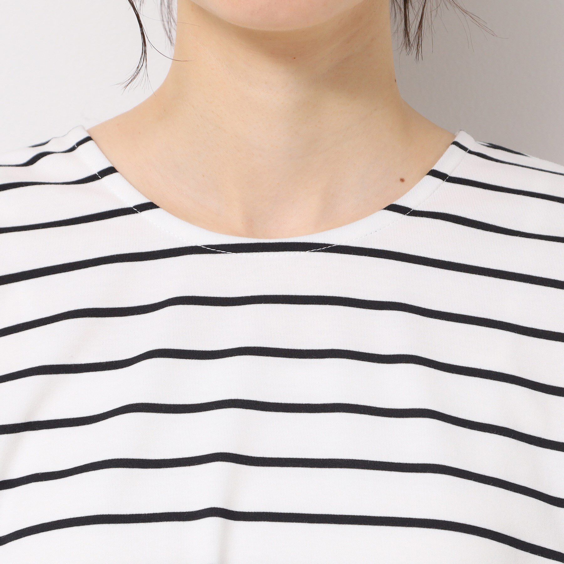 Dessin「【洗える】袖タックデザインカットソー」|Tシャツ・カットソー|