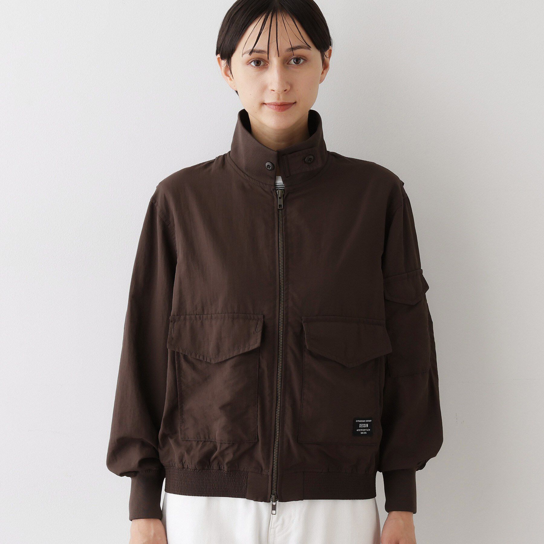 Dessin「【ユニセックス・軽量】ナイロンブルゾン」|ブルゾン・スタジャン|