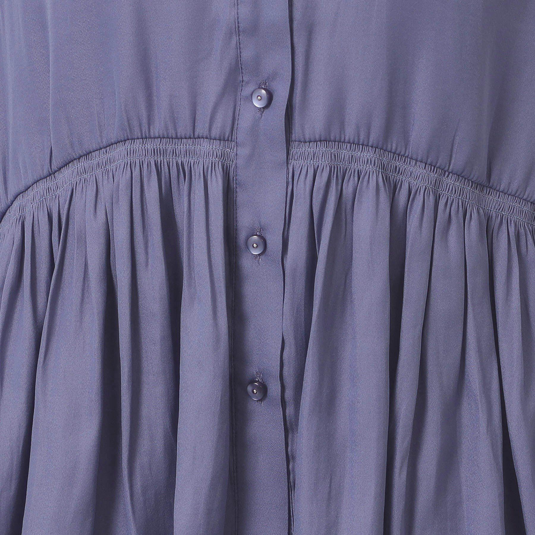 ITS&rsquo;DEMO「【手洗い可】サテンペプラムブラウス」|シャツ・ブラウス|