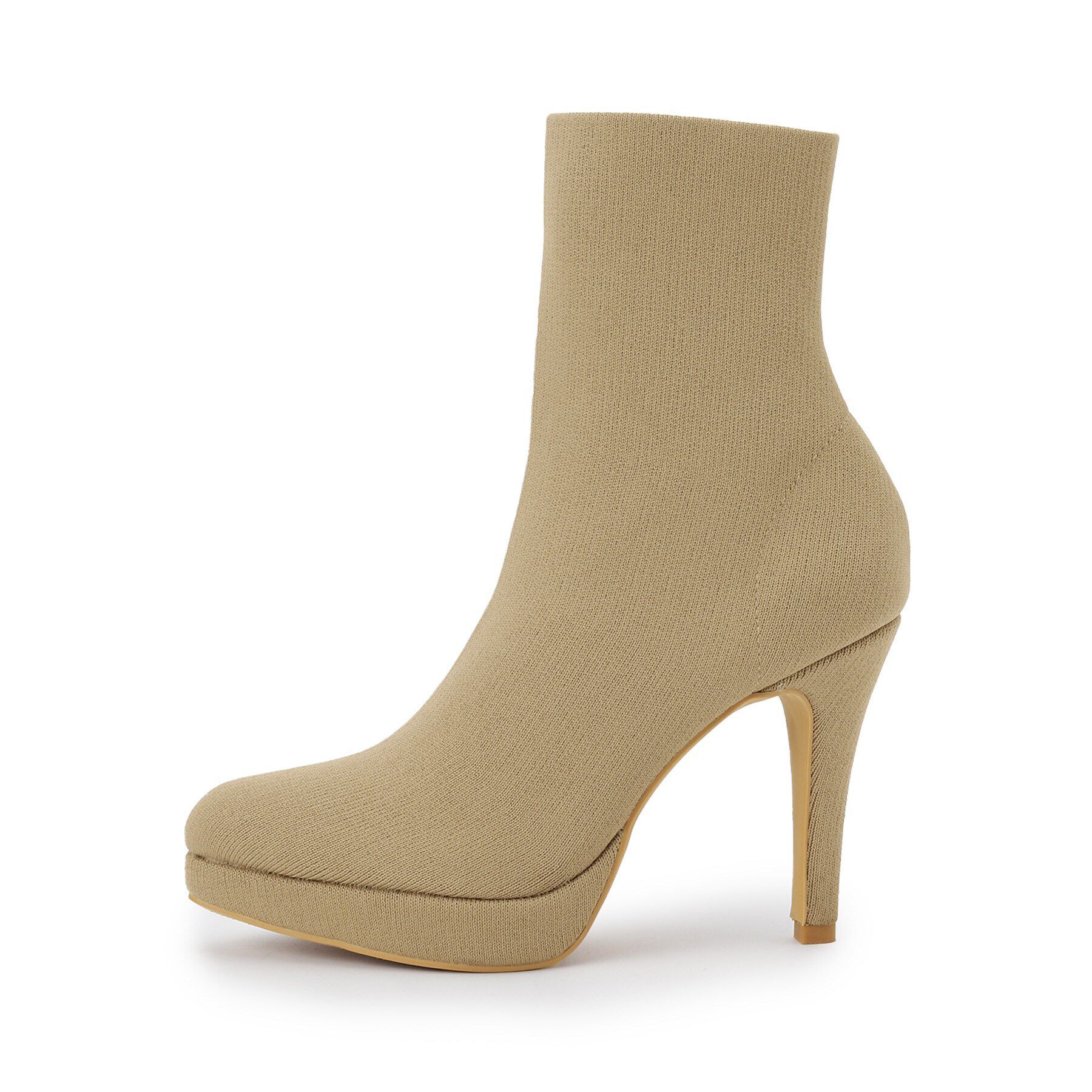 ESPERANZA「アーモンドトゥニットショートブーツ」|ショートブーツ|