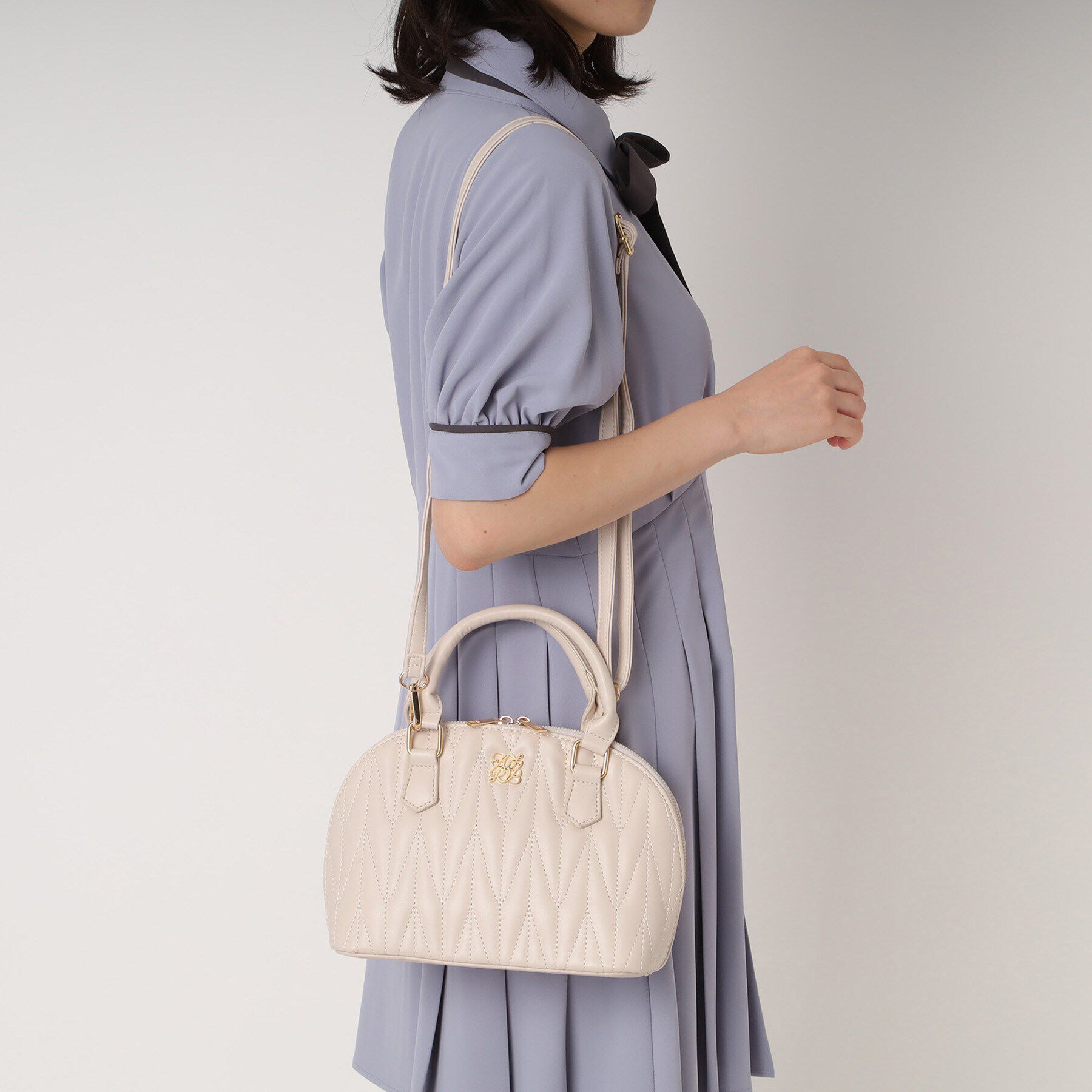 Ober Tashe「キルティング 2WAY ショルダーバッグ ボストン」|ショルダー・メッセンジャー|