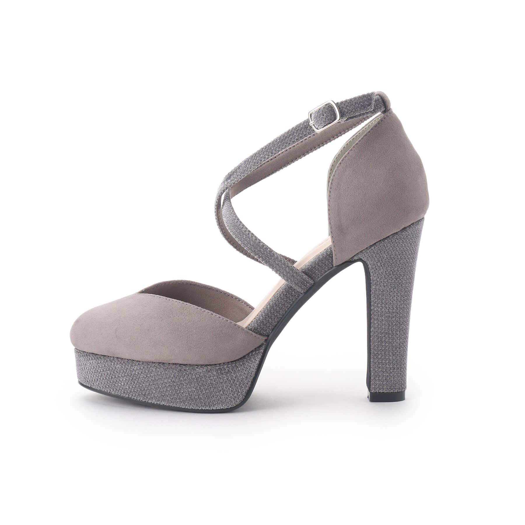 ESPERANZA「クロスストラップハイヒールセパレートパンプス」|パンプス|