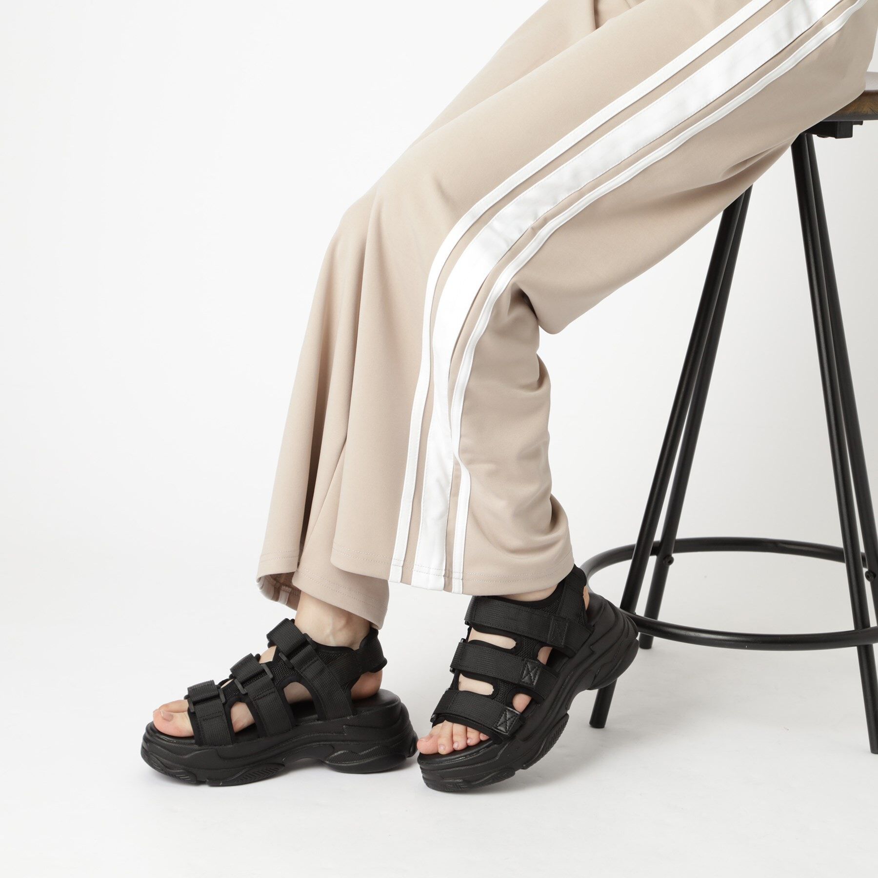 csT&P「厚底多連ベルトスポサン」|サンダル|