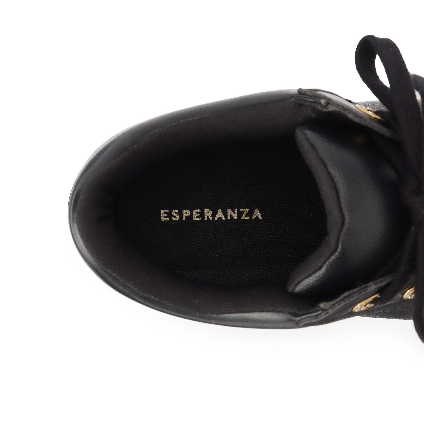 ESPERANZA「ゴールドライン厚底フラットスニーカー」|スニーカー|