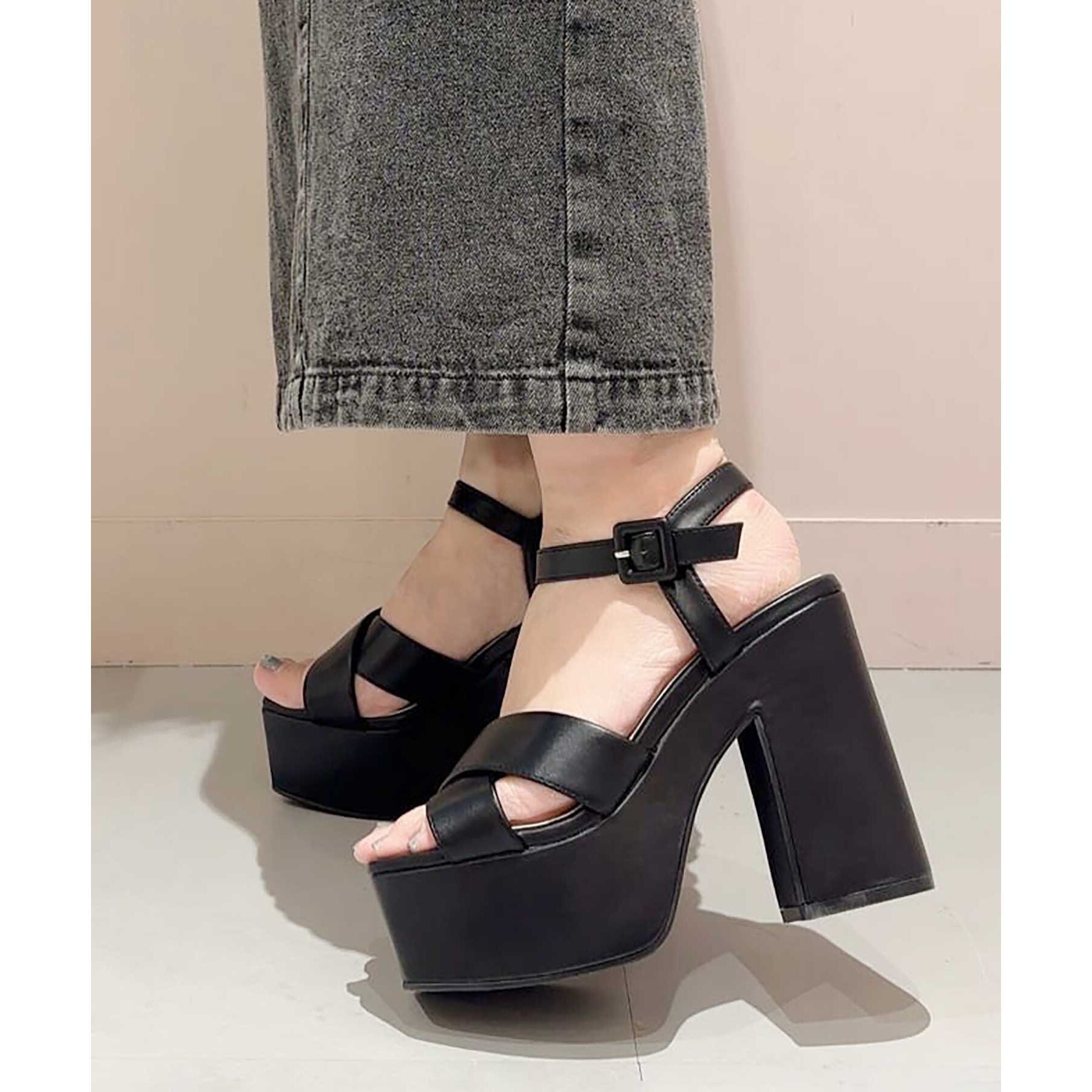 ESPERANZA「◆【ラク盛り／サンダル】リピーター続出／脚長美脚　ラク盛り厚底サンダル　24年Ver」|サンダル|